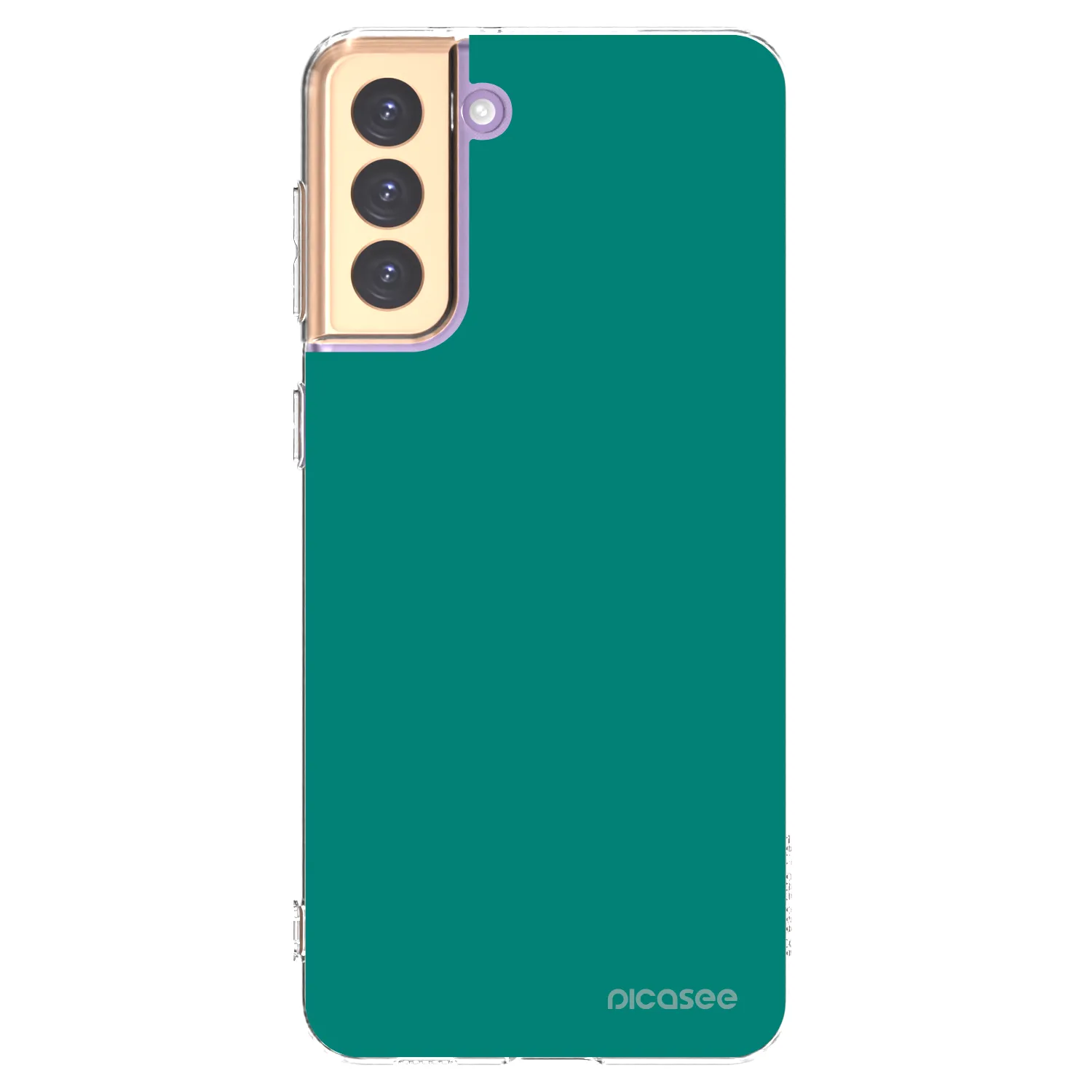 Picasee husă transparentă din silicon pentru Samsung Galaxy S21+ 5G G996F - Emerald Mist