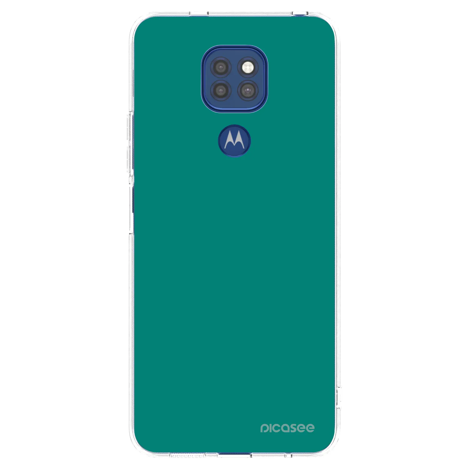 Picasee husă transparentă din silicon pentru Motorola Moto G9 Play - Emerald Mist