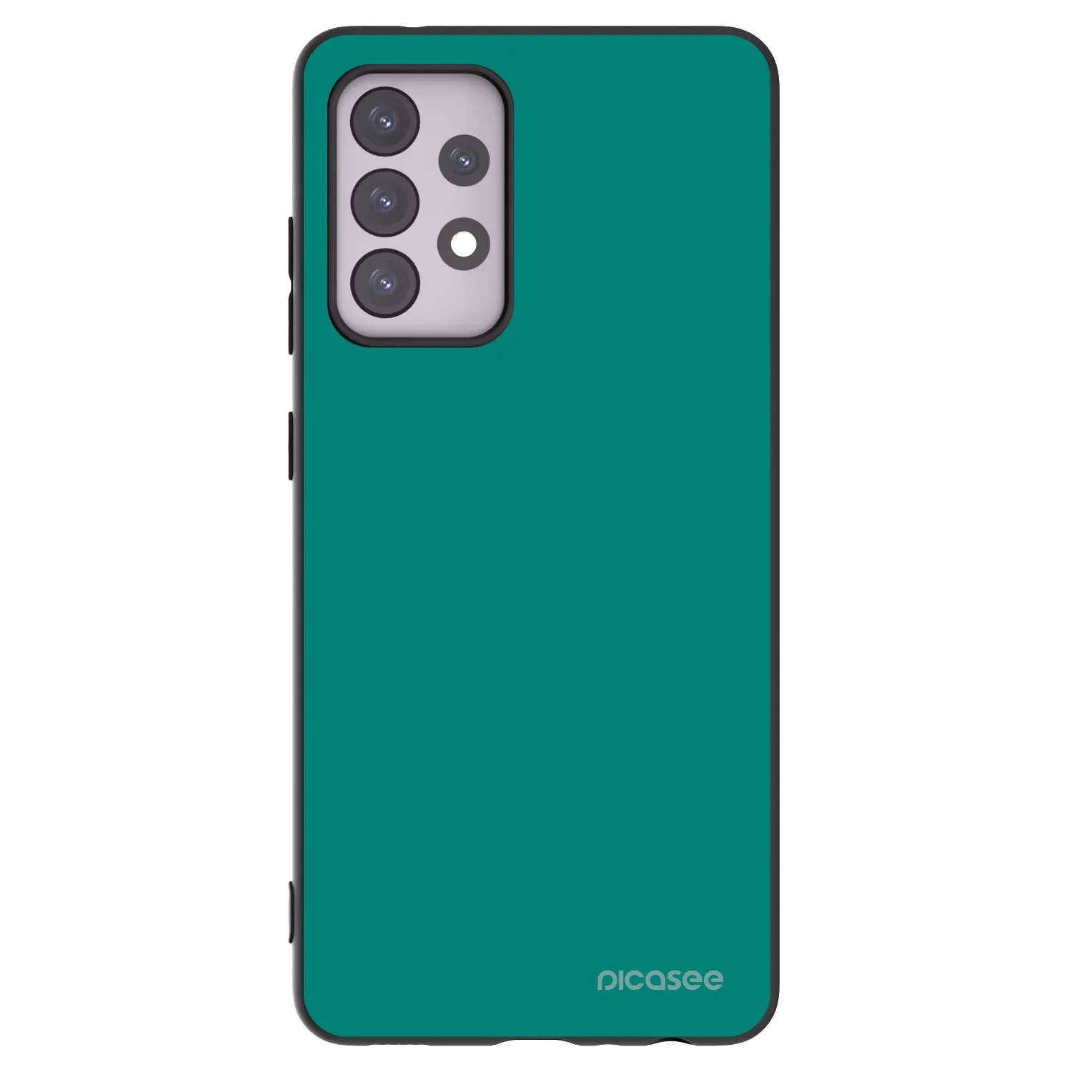 Picasee husă neagră din silicon pentru Samsung Galaxy A52 5G A525F - Emerald Mist