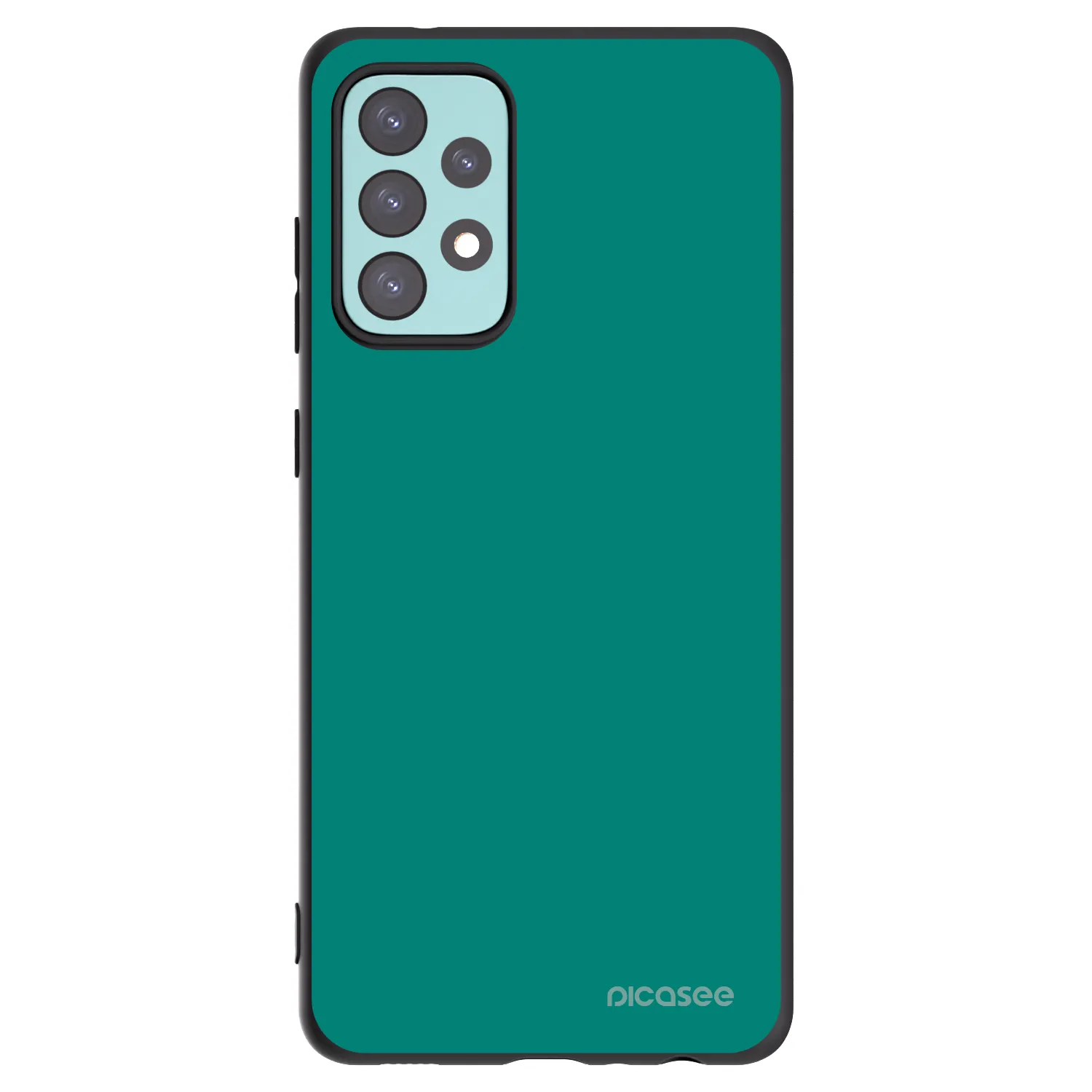 Picasee husă neagră din silicon pentru Samsung Galaxy A72 A725F - Emerald Mist