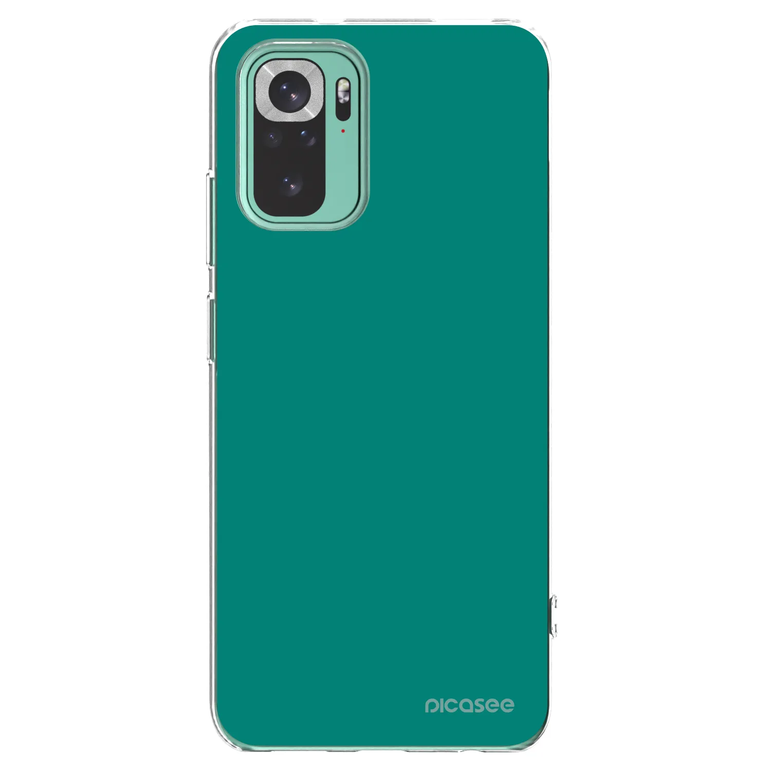 Picasee husă transparentă din silicon pentru Xiaomi Redmi Note 10 Pro - Emerald Mist