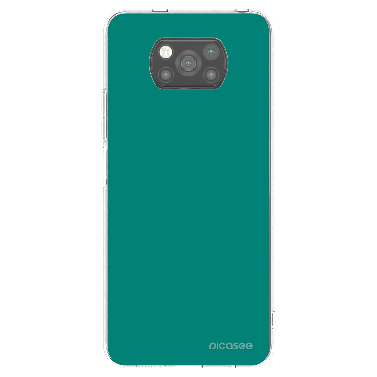 Picasee husă neagră din silicon pentru Xiaomi Poco X3 Pro - Emerald Mist