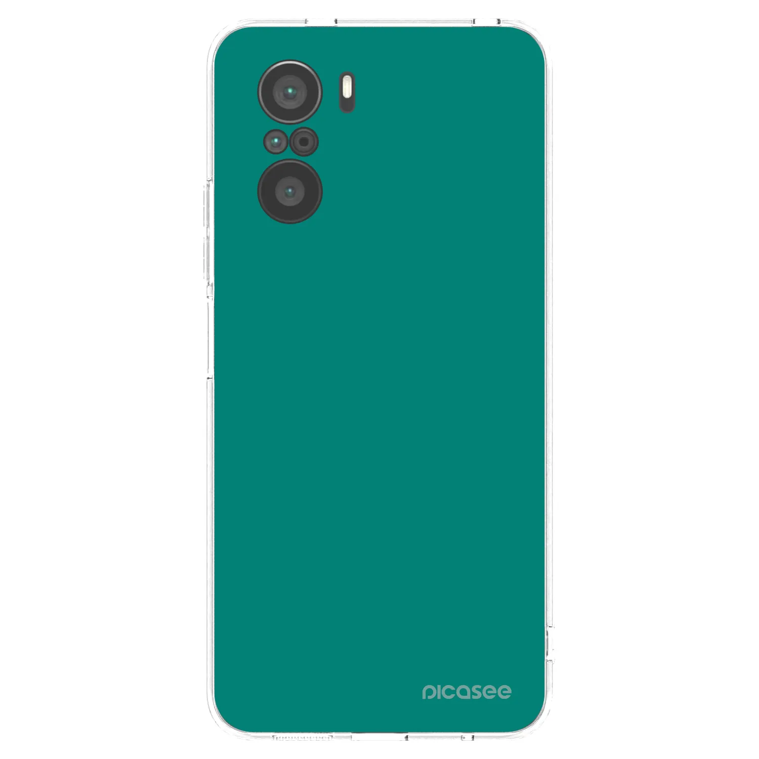 Picasee husă transparentă din silicon pentru Xiaomi Poco F3 - Emerald Mist