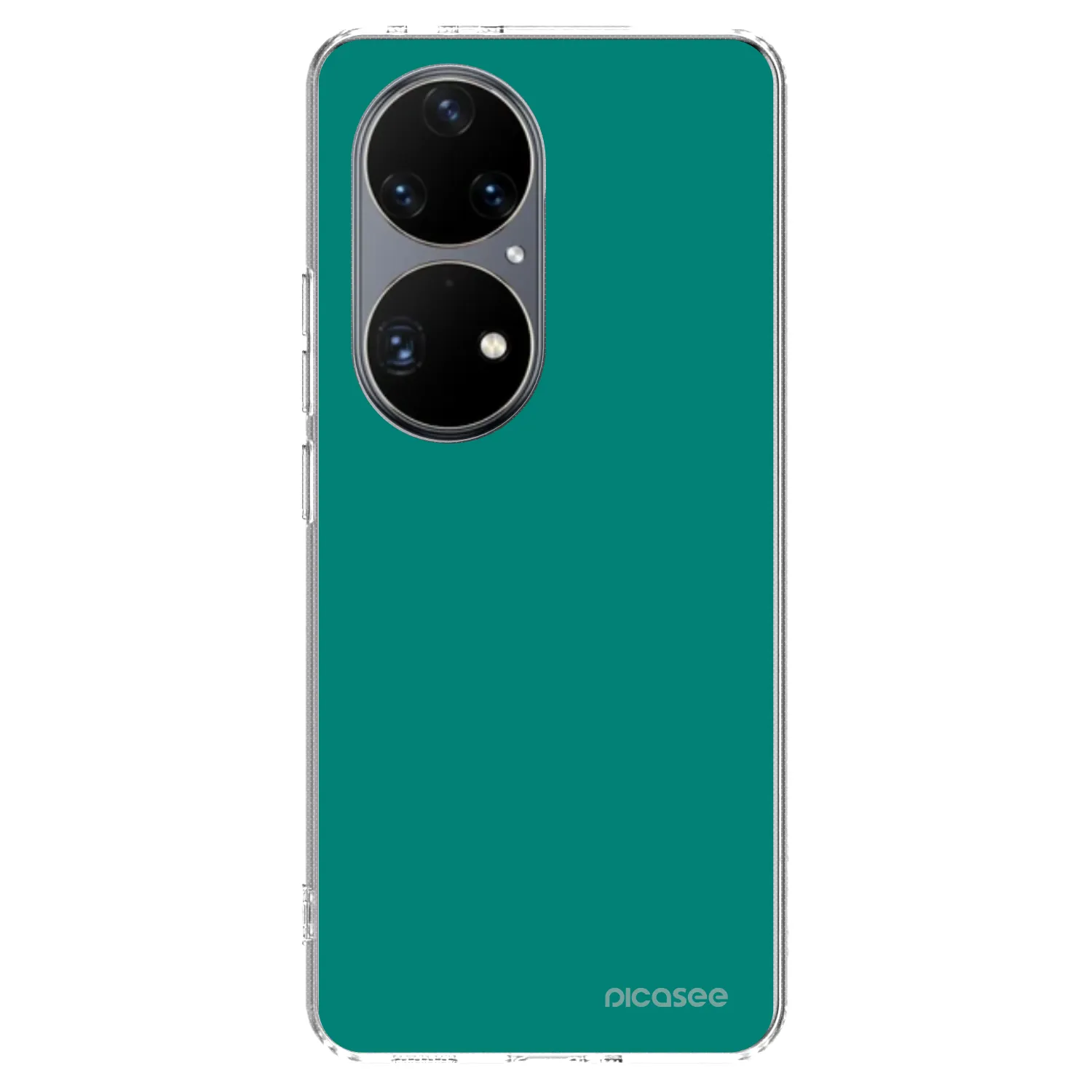 Picasee husă transparentă din silicon pentru Huawei P50 - Emerald Mist