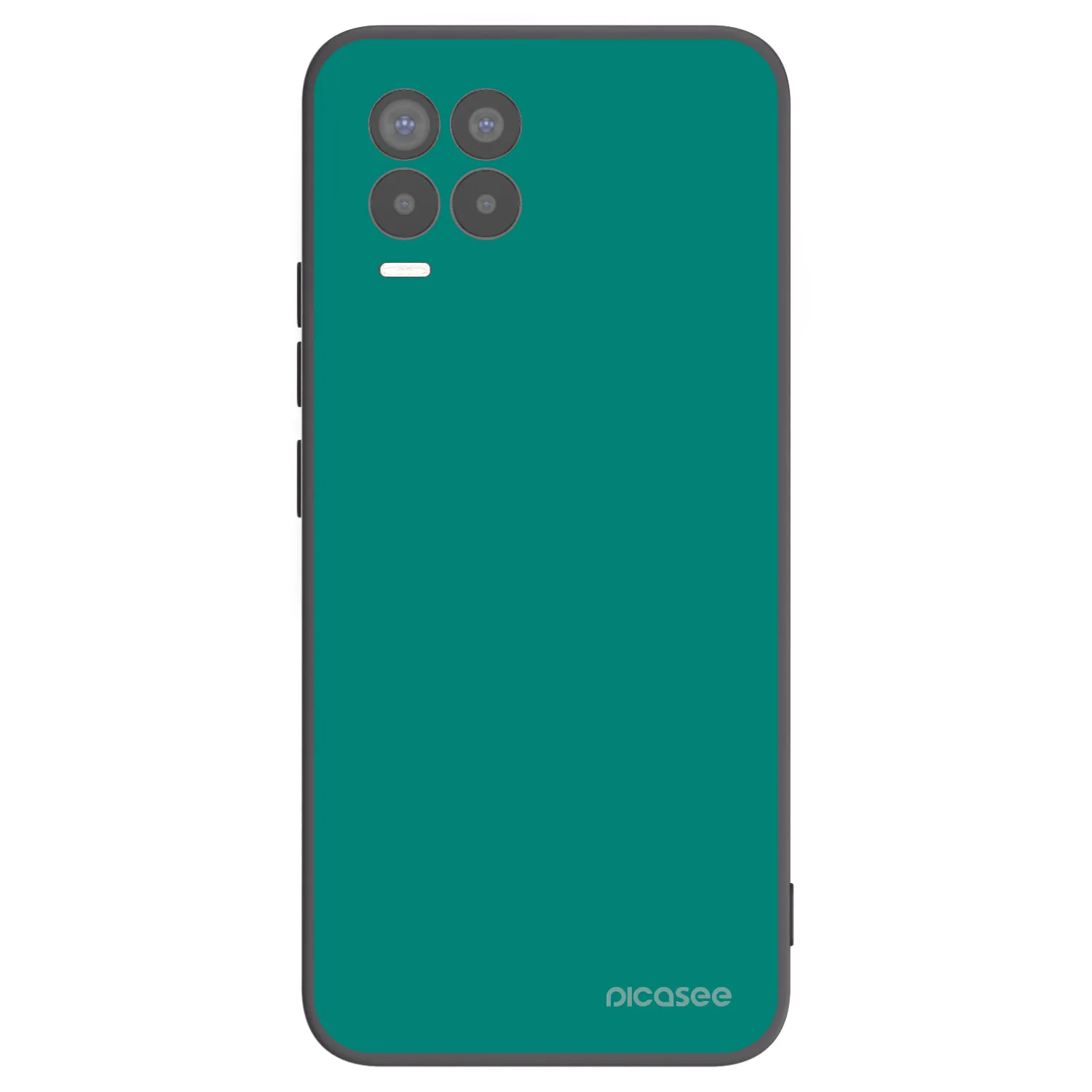 Picasee husă neagră din silicon pentru Realme 8 4G - Emerald Mist