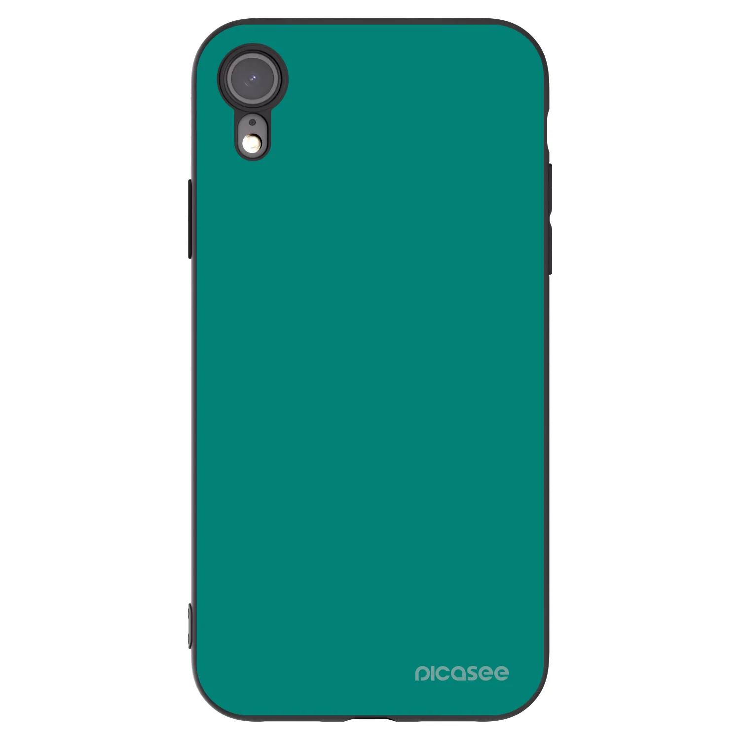 Picasee husă neagră din silicon pentru Apple iPhone 6 Plus/6S Plus - Emerald Mist