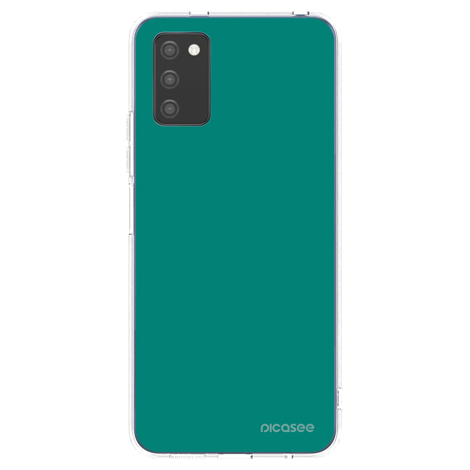 Picasee husă transparentă din silicon pentru Samsung Galaxy A02s A025G - Emerald Mist