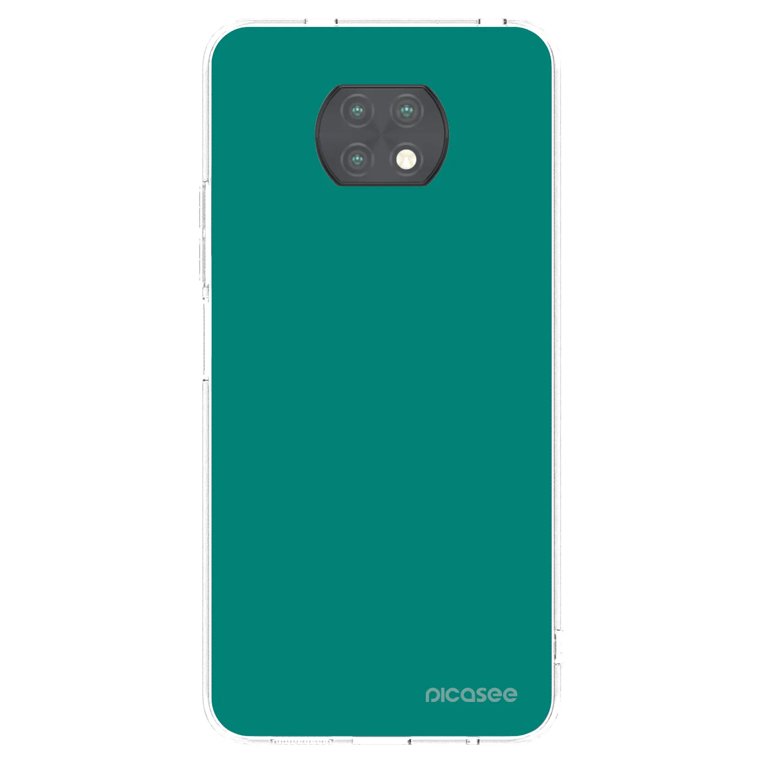 Picasee husă transparentă din silicon pentru Xiaomi Redmi Note 9T - Emerald Mist