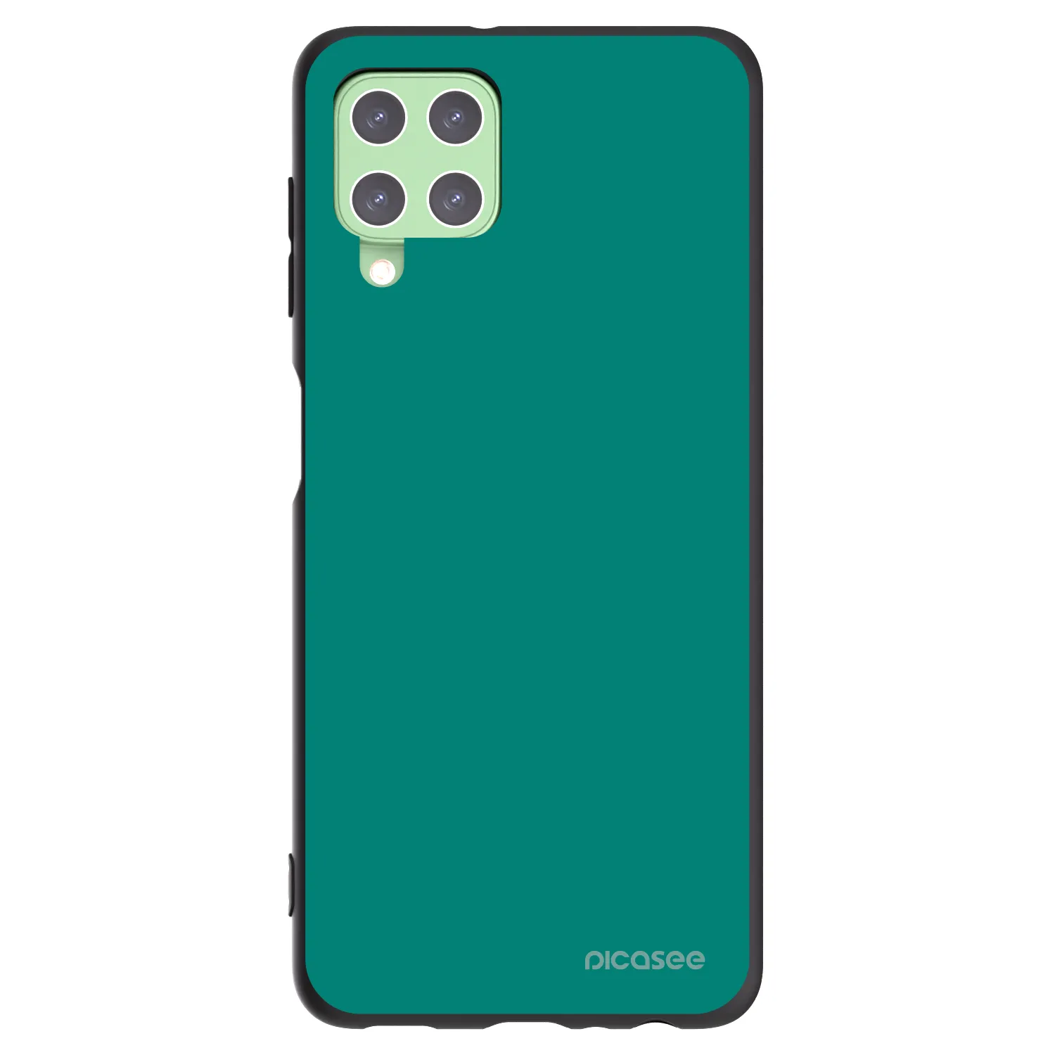 Picasee husă neagră din silicon pentru Samsung Galaxy A22 A225F 4G - Emerald Mist