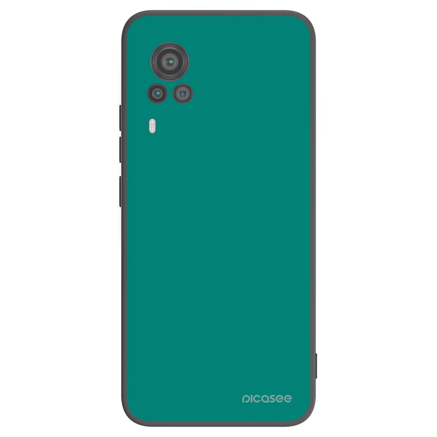 Picasee husă neagră din silicon pentru Vivo X60 Pro 5G - Emerald Mist