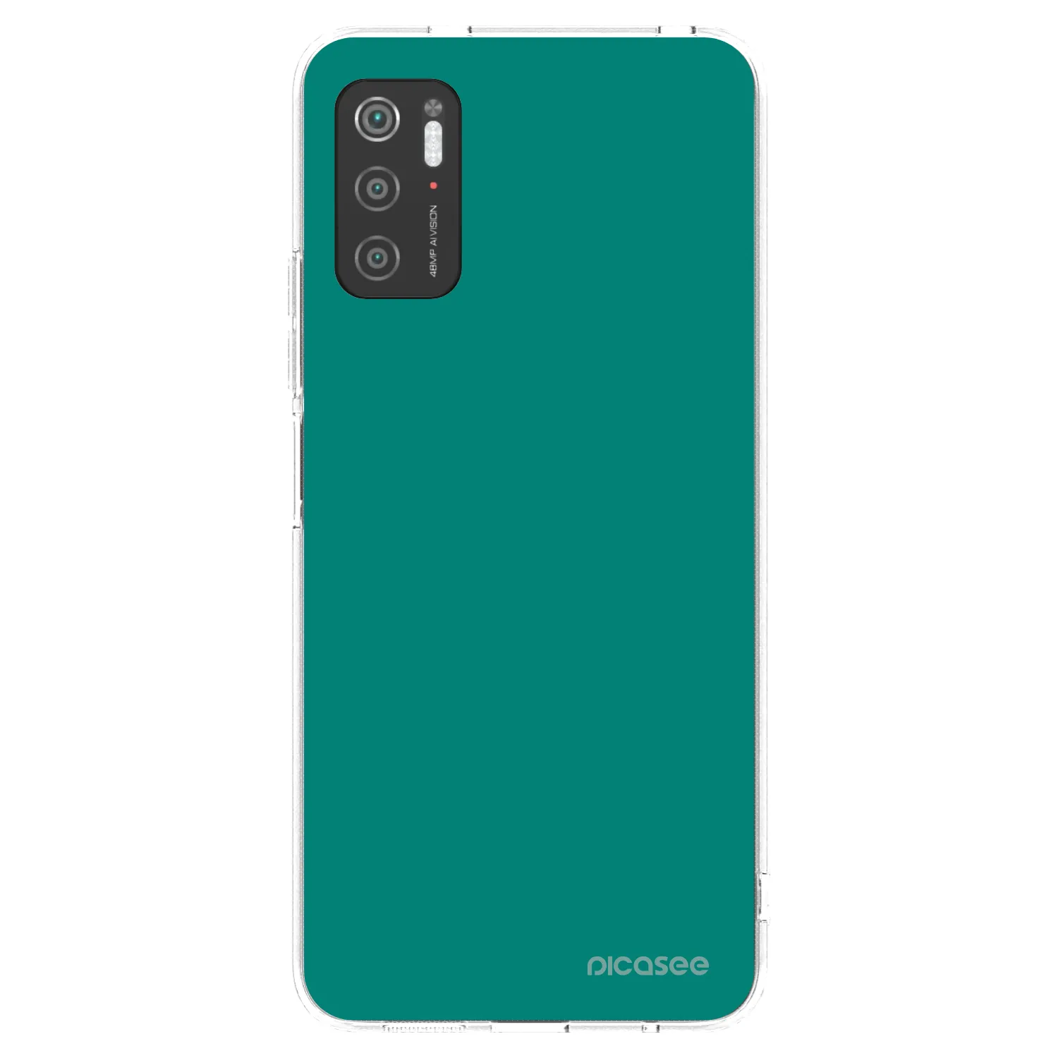 Picasee husă transparentă din silicon pentru Xiaomi Poco M3 Pro 5G - Emerald Mist