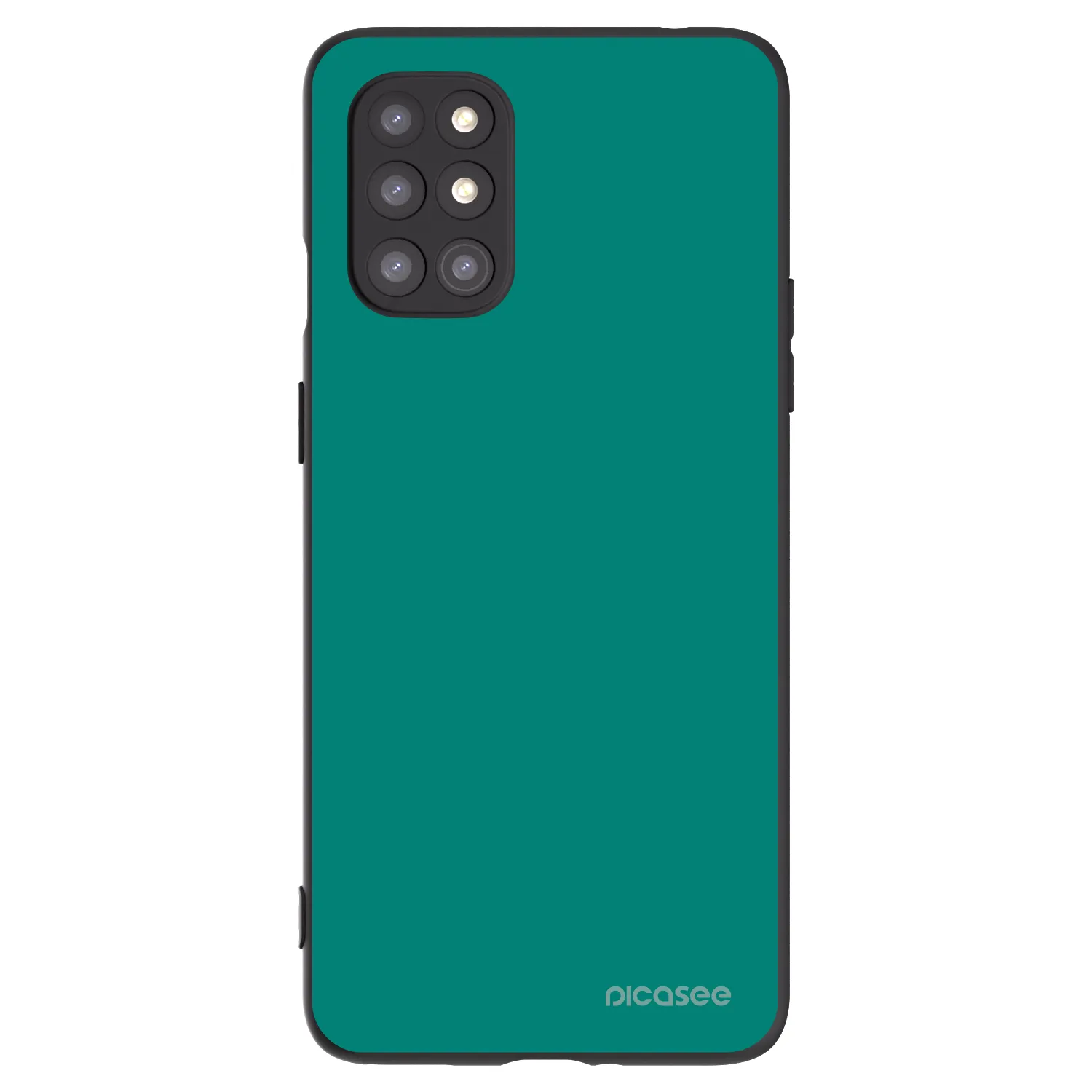 Picasee husă neagră din silicon pentru OnePlus 8T - Emerald Mist