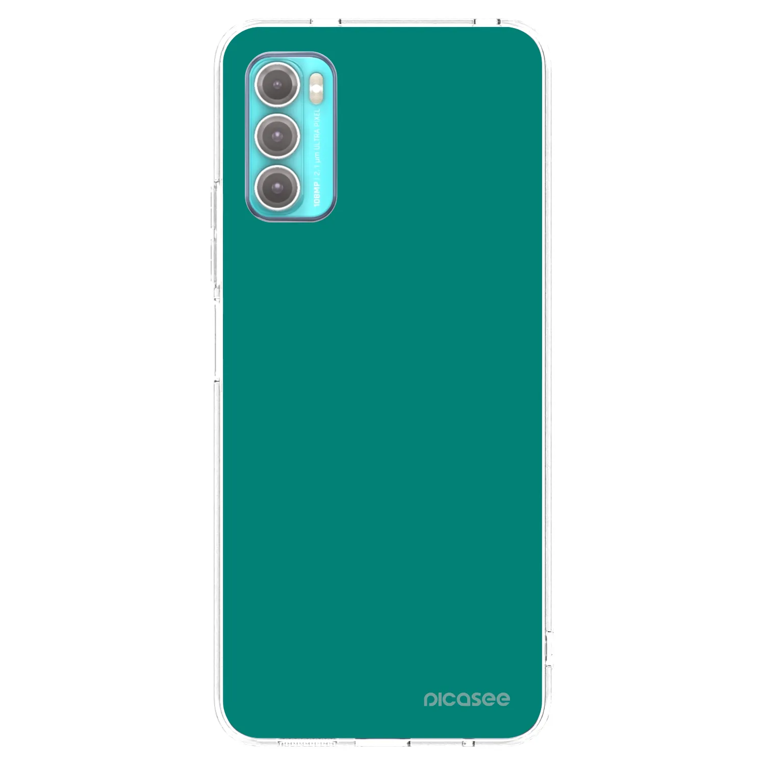 Picasee husă transparentă din silicon pentru Motorola Moto G60 - Emerald Mist