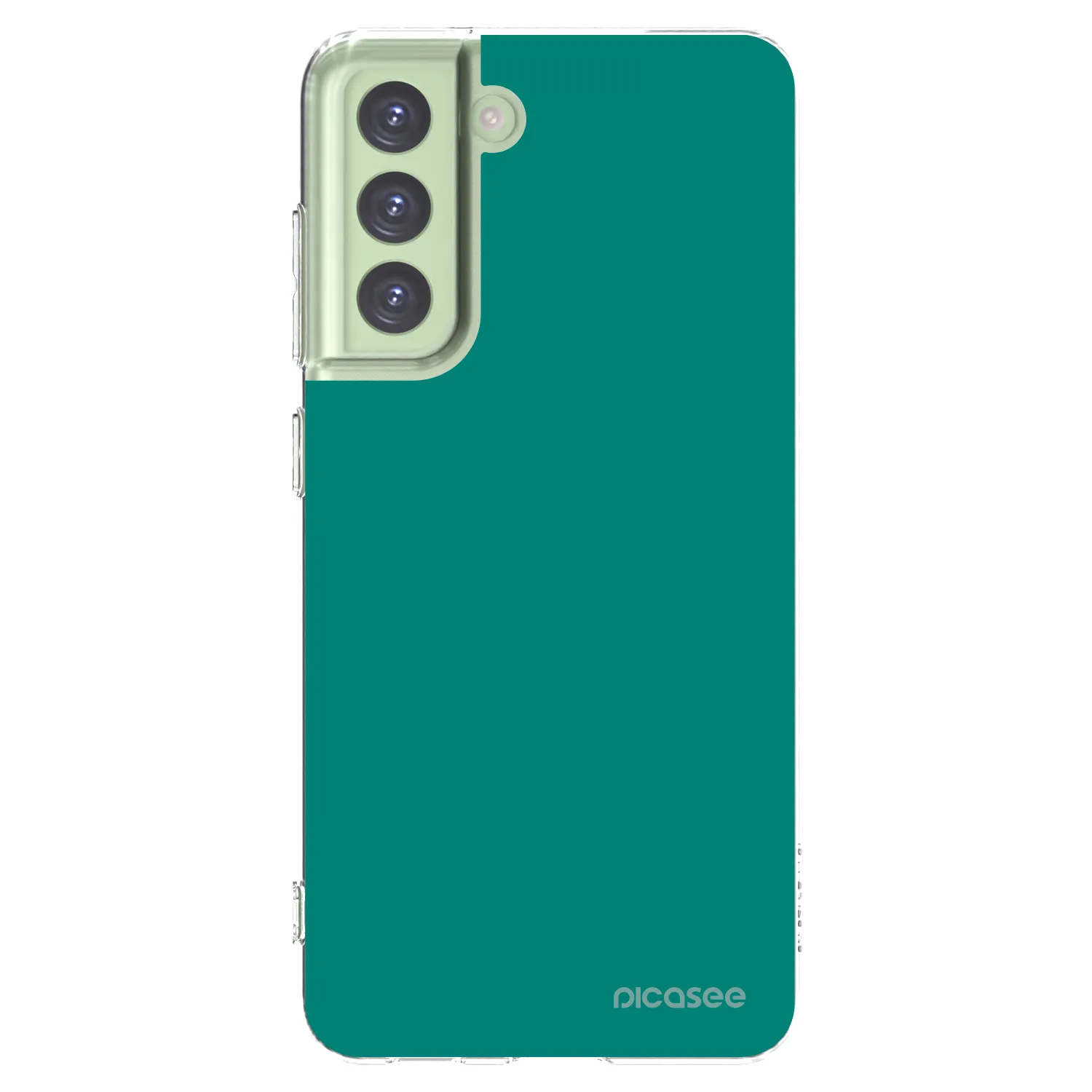 Picasee husă transparentă din silicon pentru Samsung Galaxy S21 FE 5G - Emerald Mist