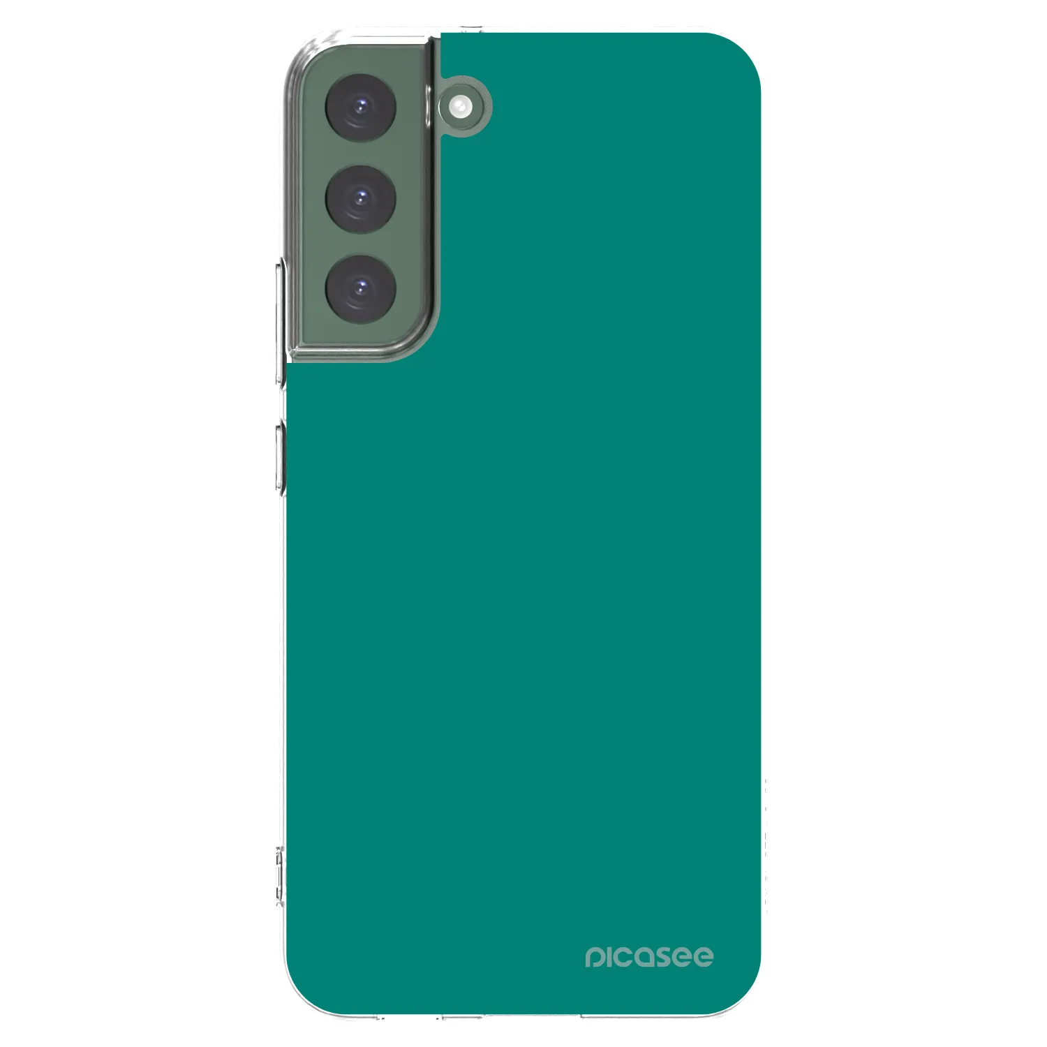 Picasee husă transparentă din silicon pentru Samsung Galaxy S22+ 5G - Emerald Mist