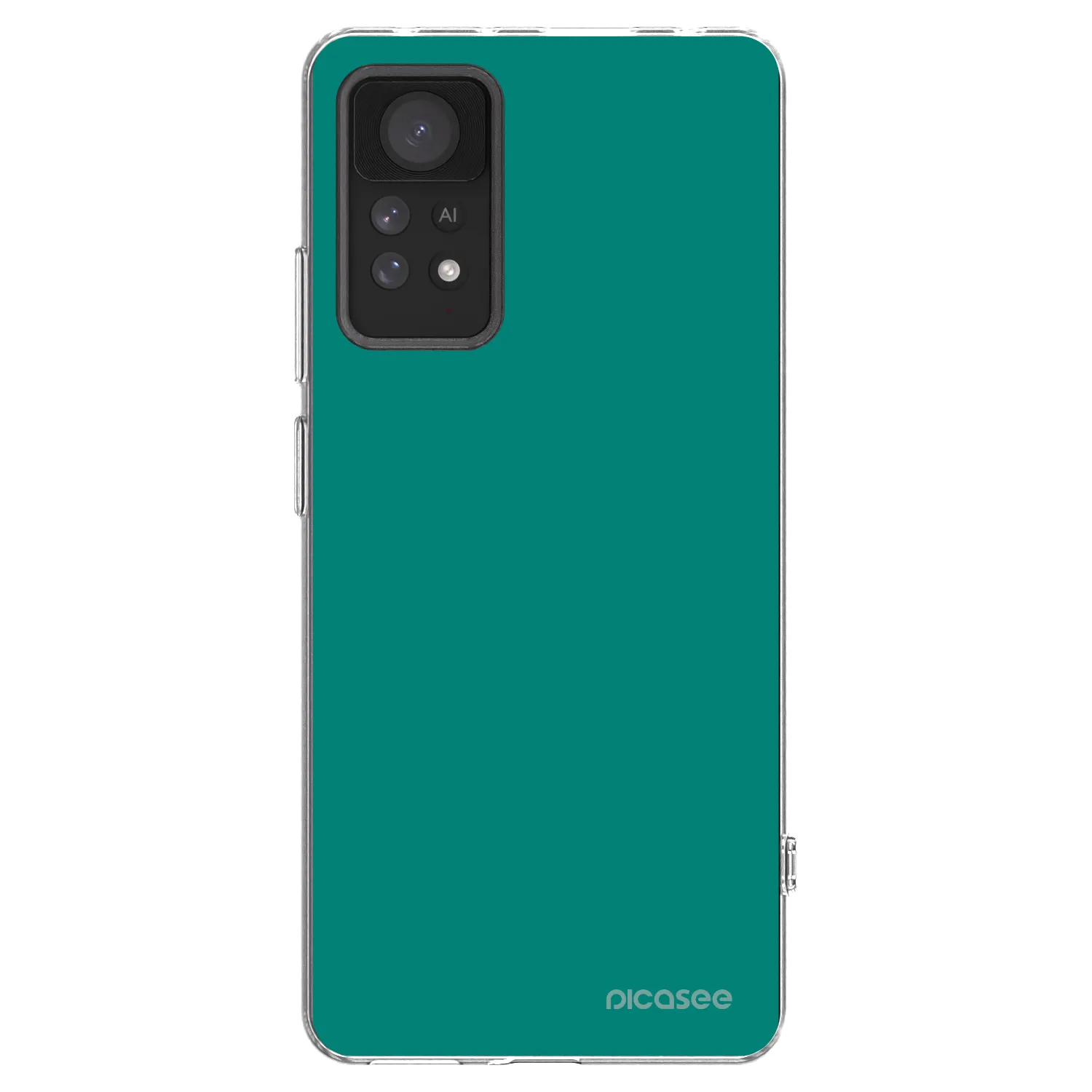Picasee husă transparentă din silicon pentru Xiaomi Redmi Note 11 Pro 5G - Emerald Mist