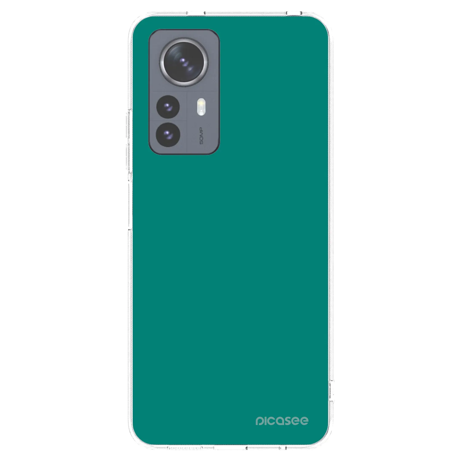 Picasee husă transparentă din silicon pentru Xiaomi 12 Pro - Emerald Mist