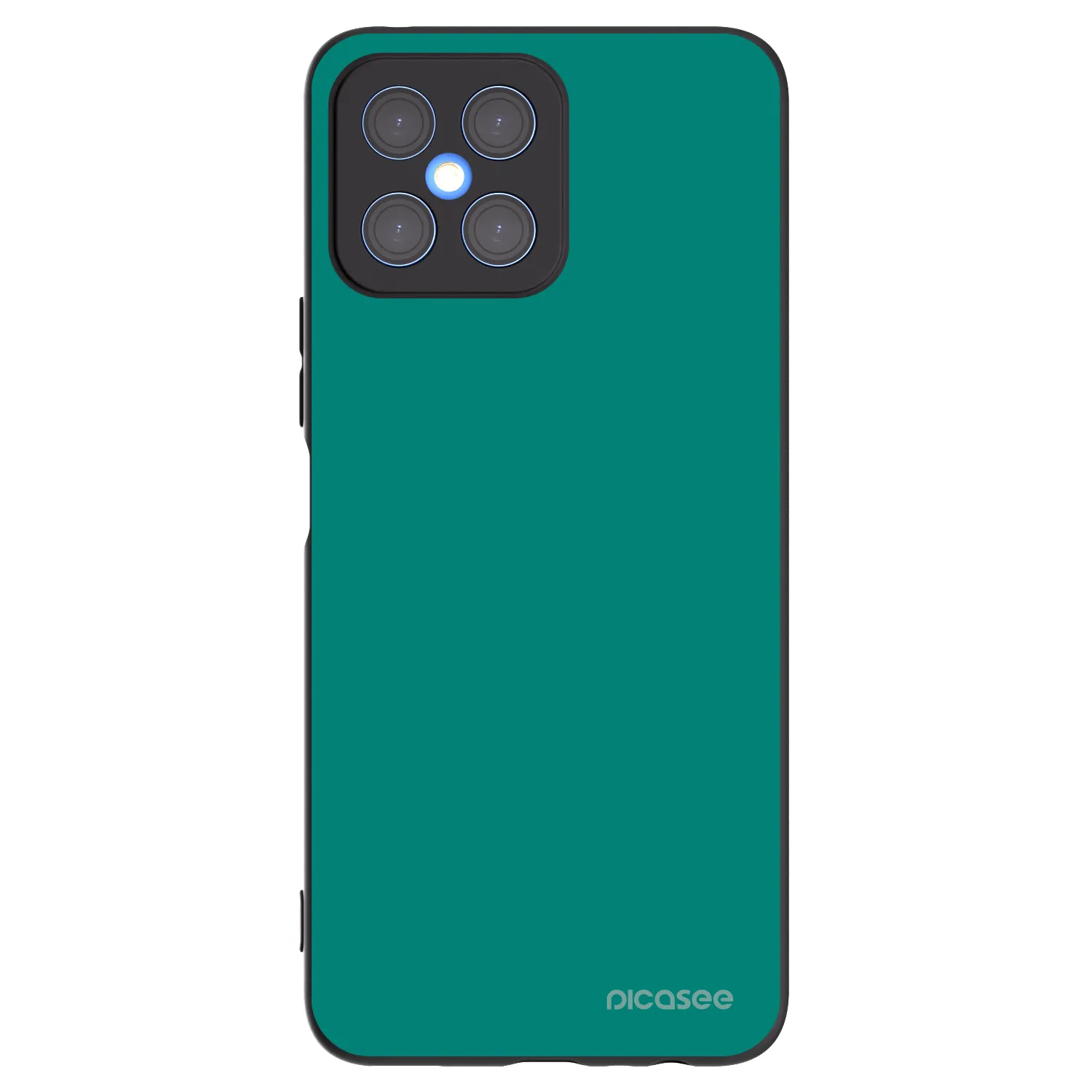 Picasee husă neagră din silicon pentru Honor X8 4G - Emerald Mist