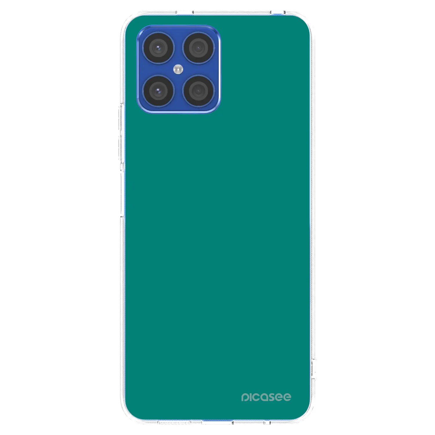 Picasee husă transparentă din silicon pentru Honor X8 4G - Emerald Mist