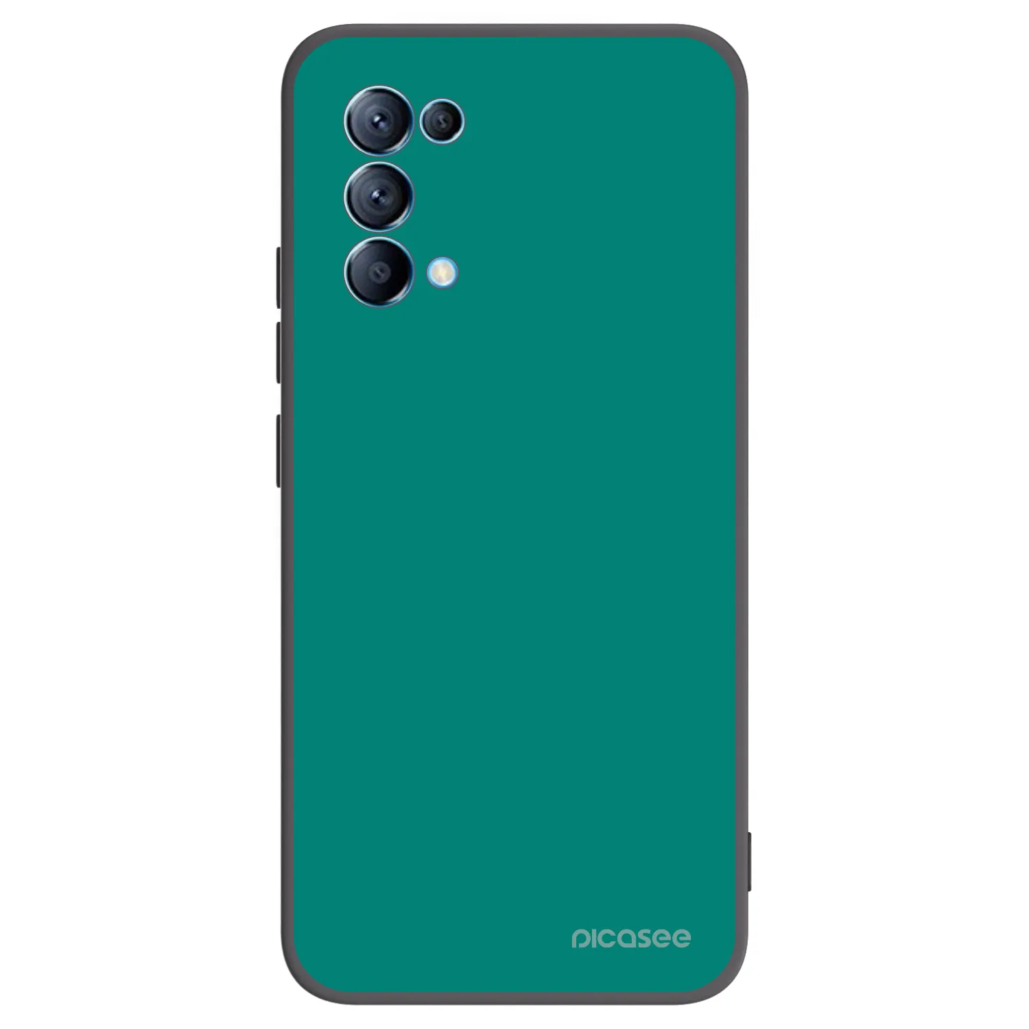 Picasee husă neagră din silicon pentru OPPO Reno 5 5G - Emerald Mist
