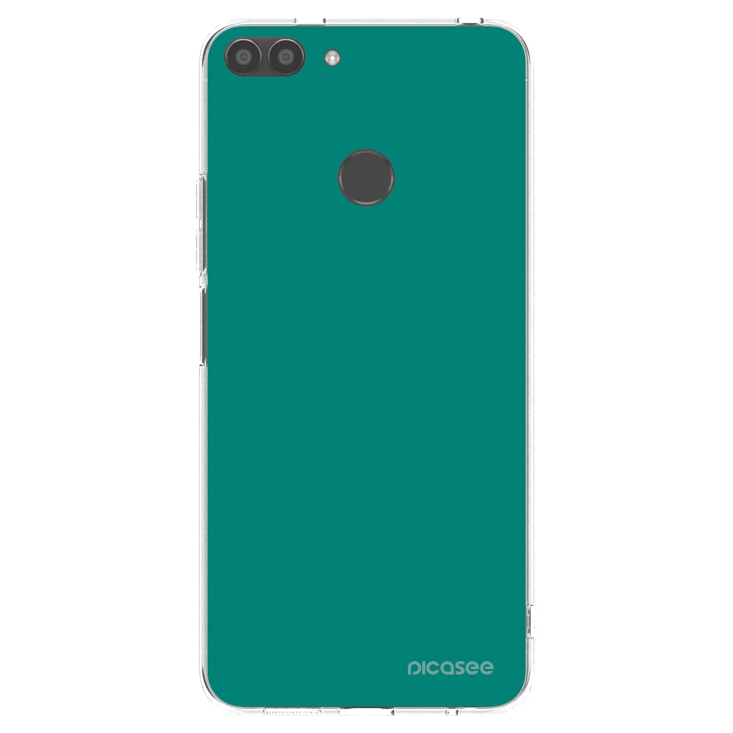 Picasee husă transparentă din silicon pentru Huawei P Smart - Emerald Mist