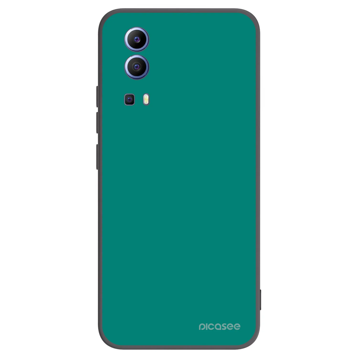 Picasee husă neagră din silicon pentru Vivo Y52 5G - Emerald Mist