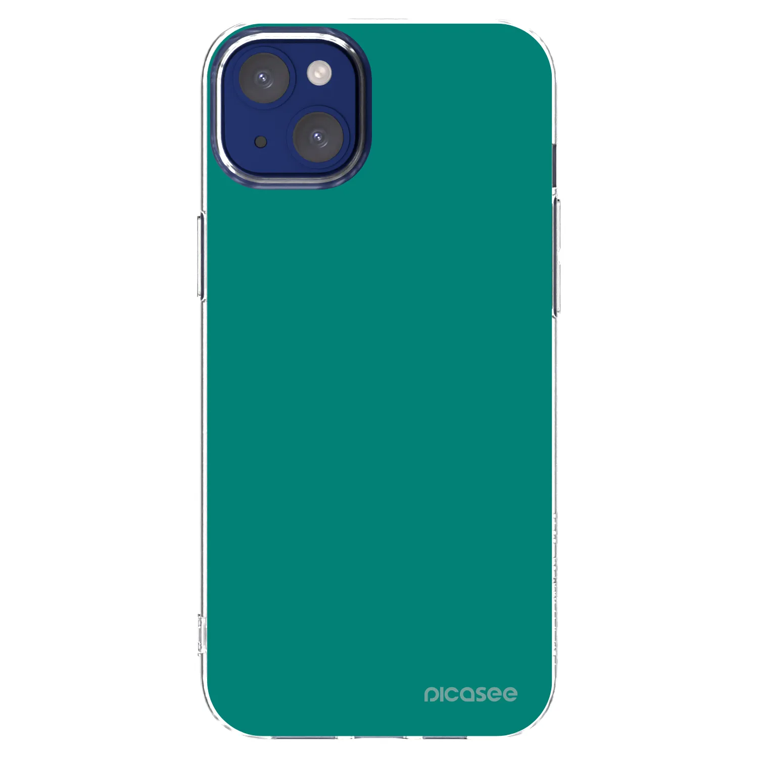 Picasee husă transparentă din silicon pentru Apple iPhone 14 Plus - Emerald Mist