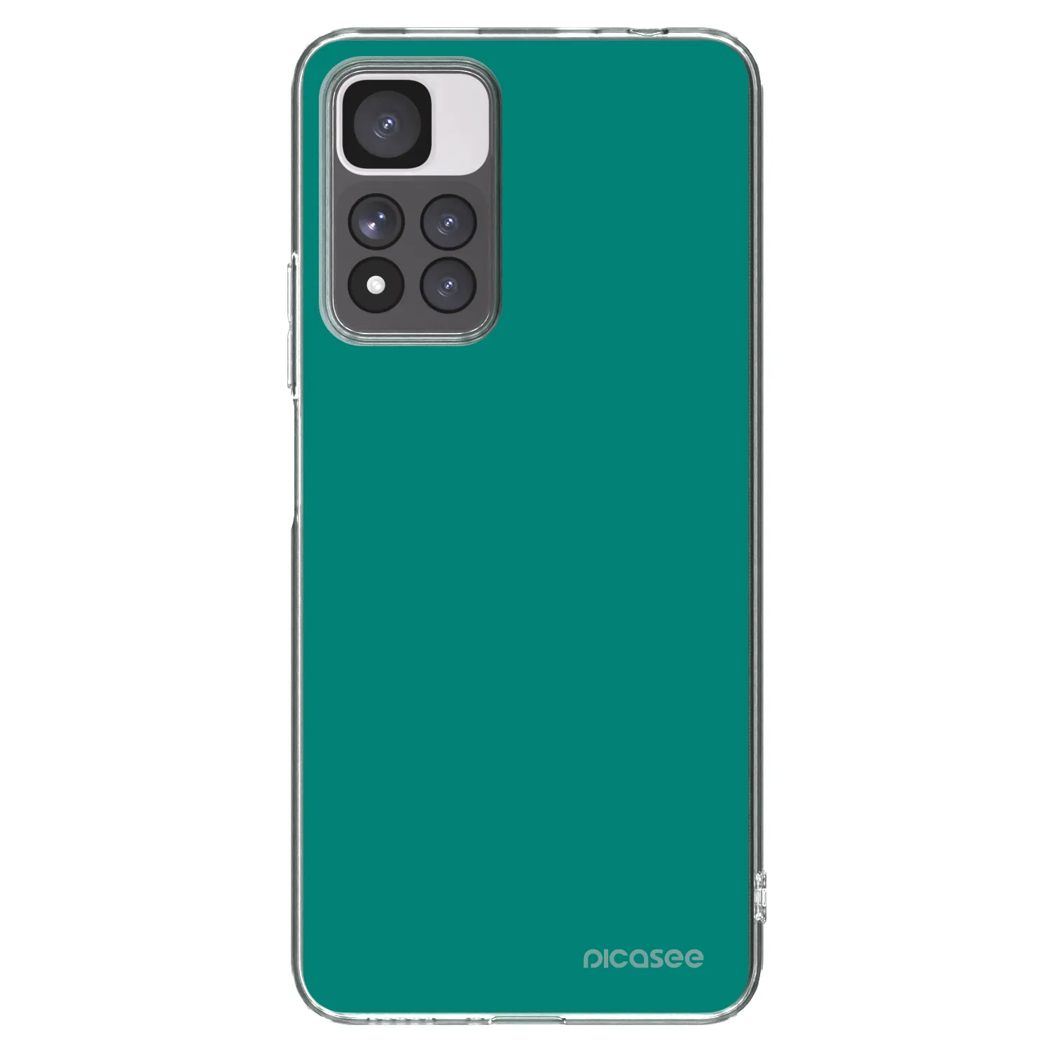 Picasee husă transparentă din silicon pentru Xiaomi Redmi Note 11 Pro+ 5G - Emerald Mist