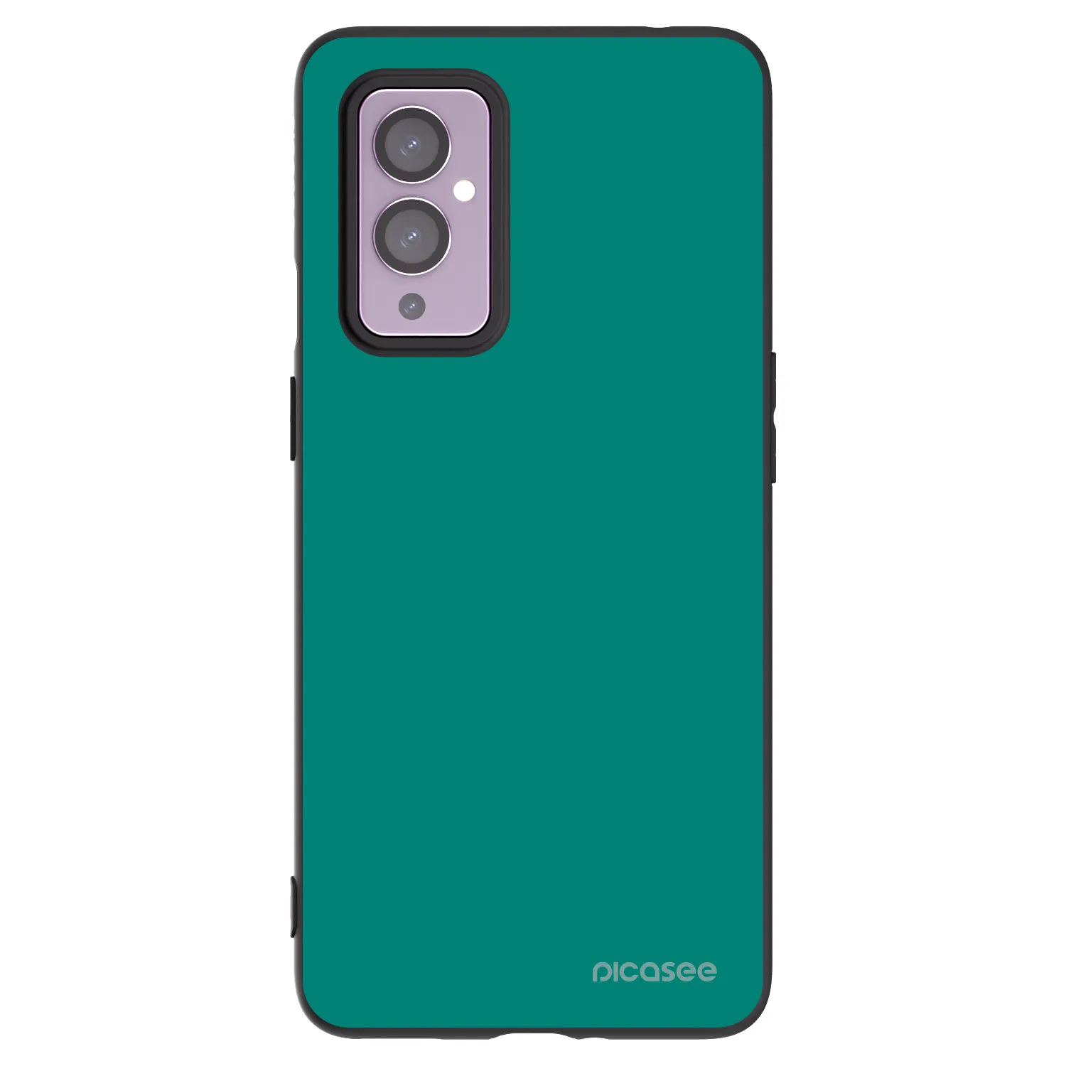 Picasee husă neagră din silicon pentru OnePlus 9 - Emerald Mist