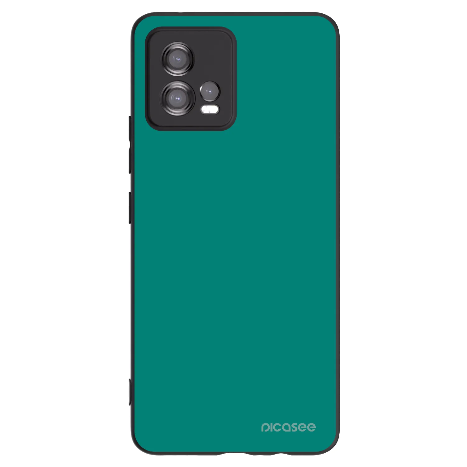 Picasee husă neagră din silicon pentru Motorola Moto G72 - Emerald Mist