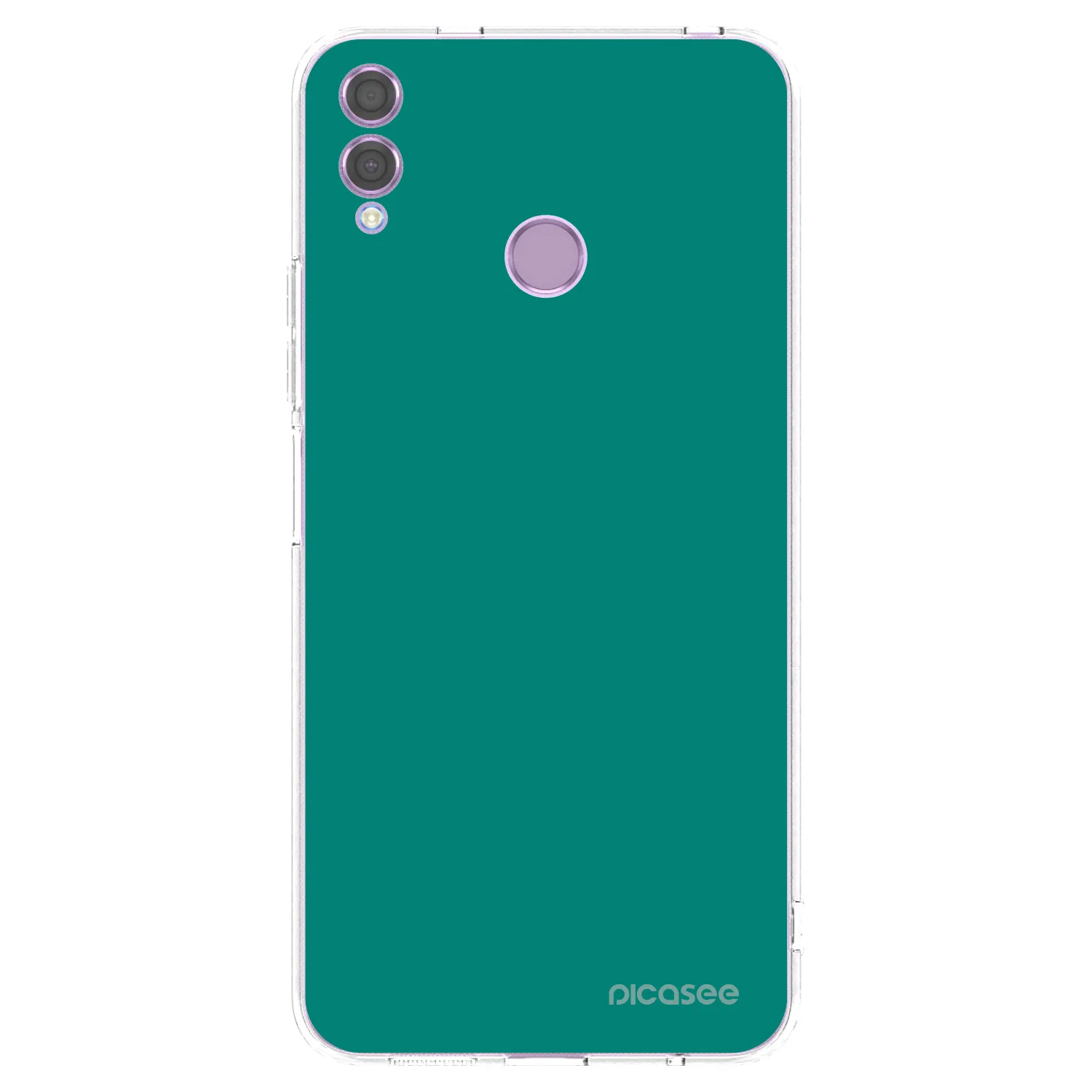 Picasee husă transparentă din silicon pentru Honor 8X - Emerald Mist