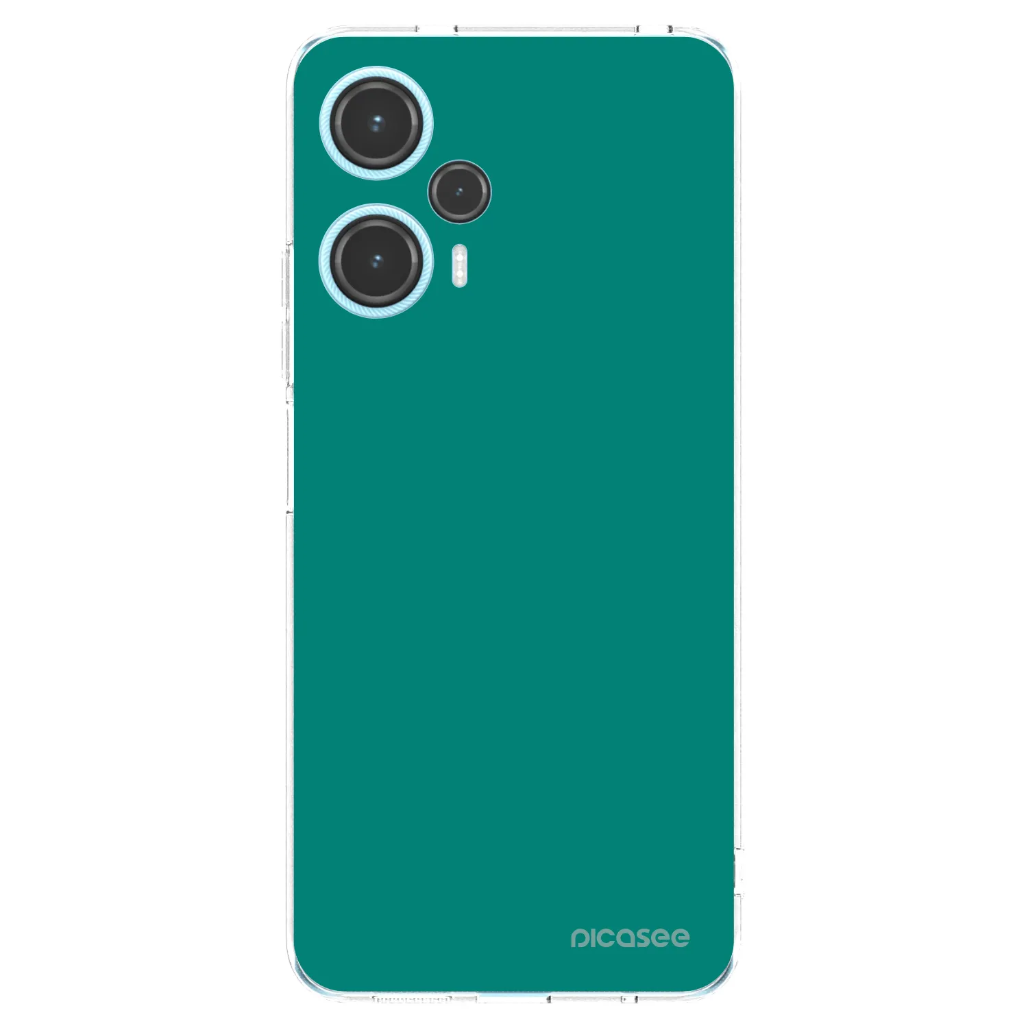 Picasee husă transparentă din silicon pentru Xiaomi Poco F5 - Emerald Mist