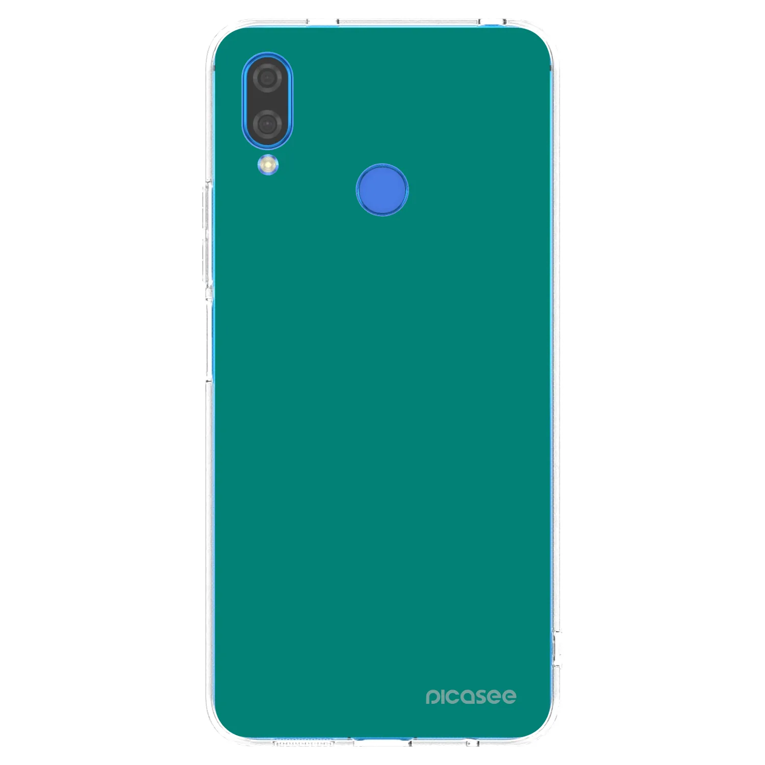 Picasee husă transparentă din silicon pentru Huawei Nova 3i - Emerald Mist