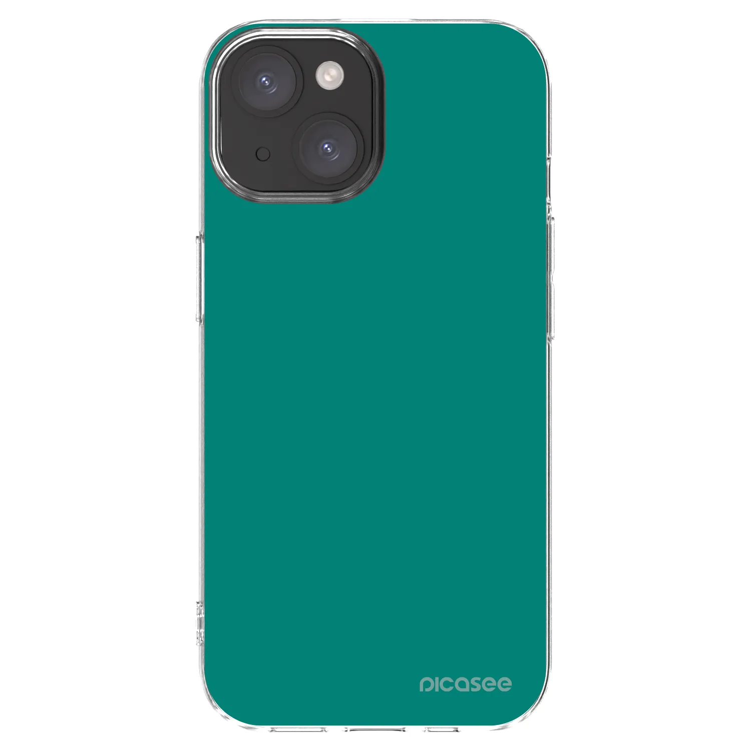 Picasee husă transparentă din silicon pentru Apple iPhone 15 - Emerald Mist