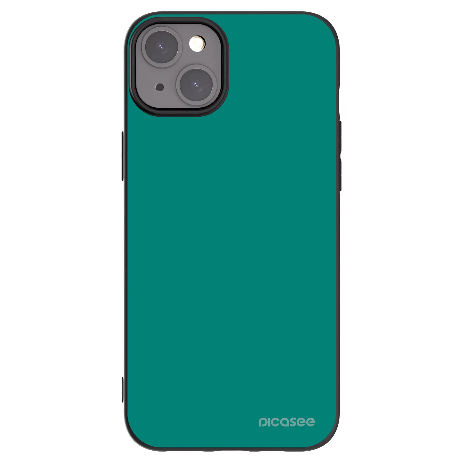 Picasee husă neagră din silicon pentru Apple iPhone 15 Plus - Emerald Mist