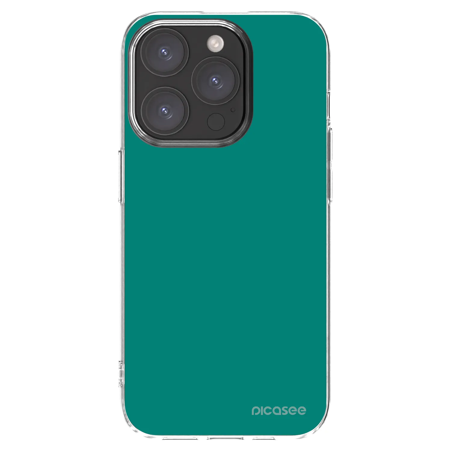Picasee husă transparentă din silicon pentru Apple iPhone 15 Pro - Emerald Mist