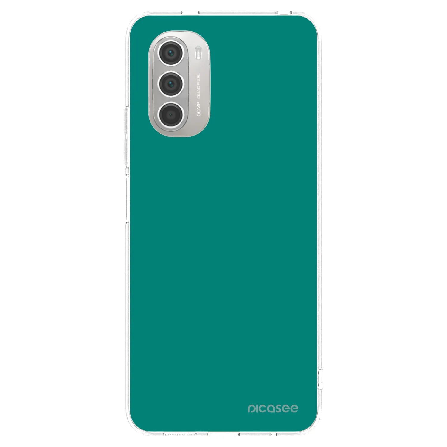 Picasee husă transparentă din silicon pentru Motorola Moto G51 - Emerald Mist