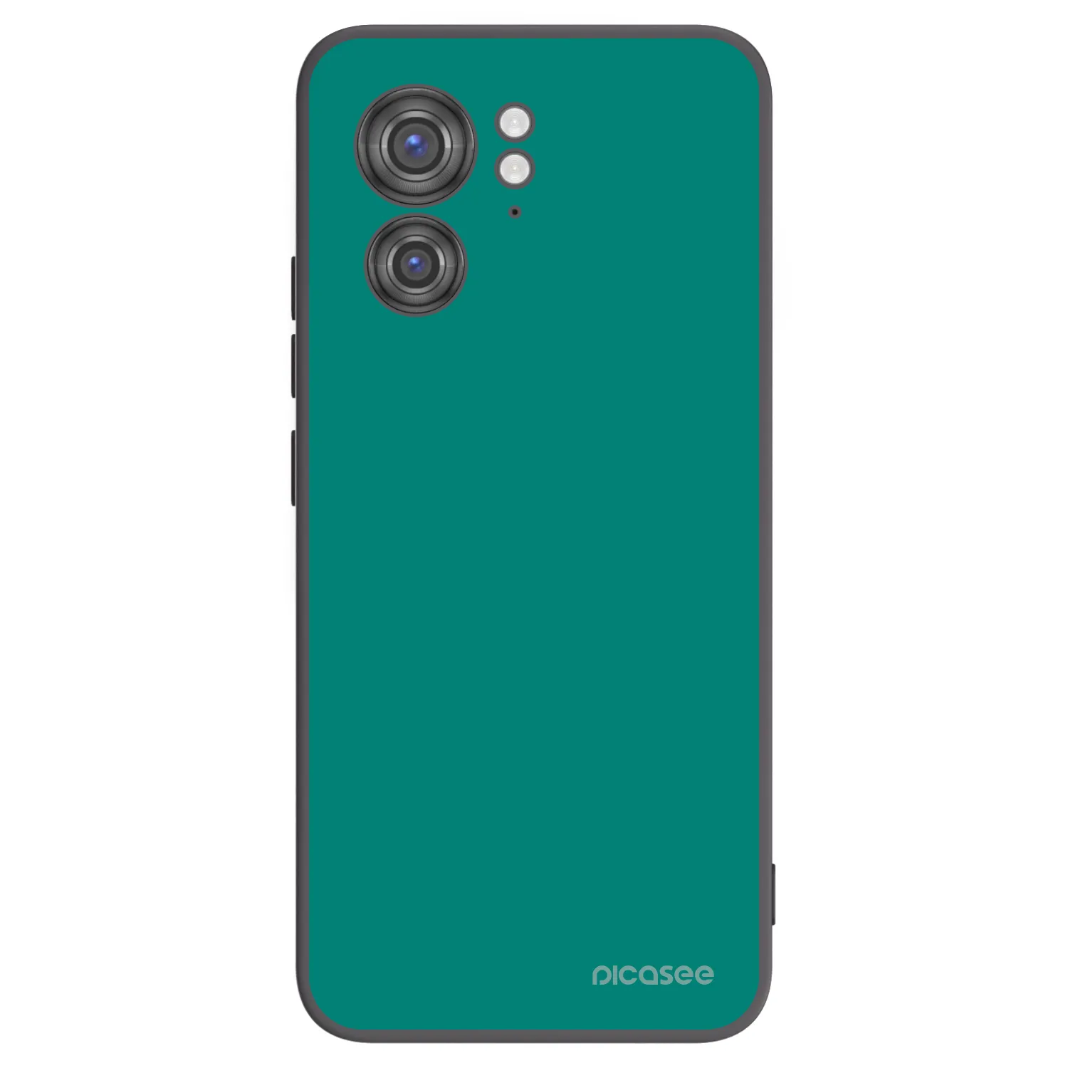 Picasee husă neagră din silicon pentru Motorola Edge 40 - Emerald Mist