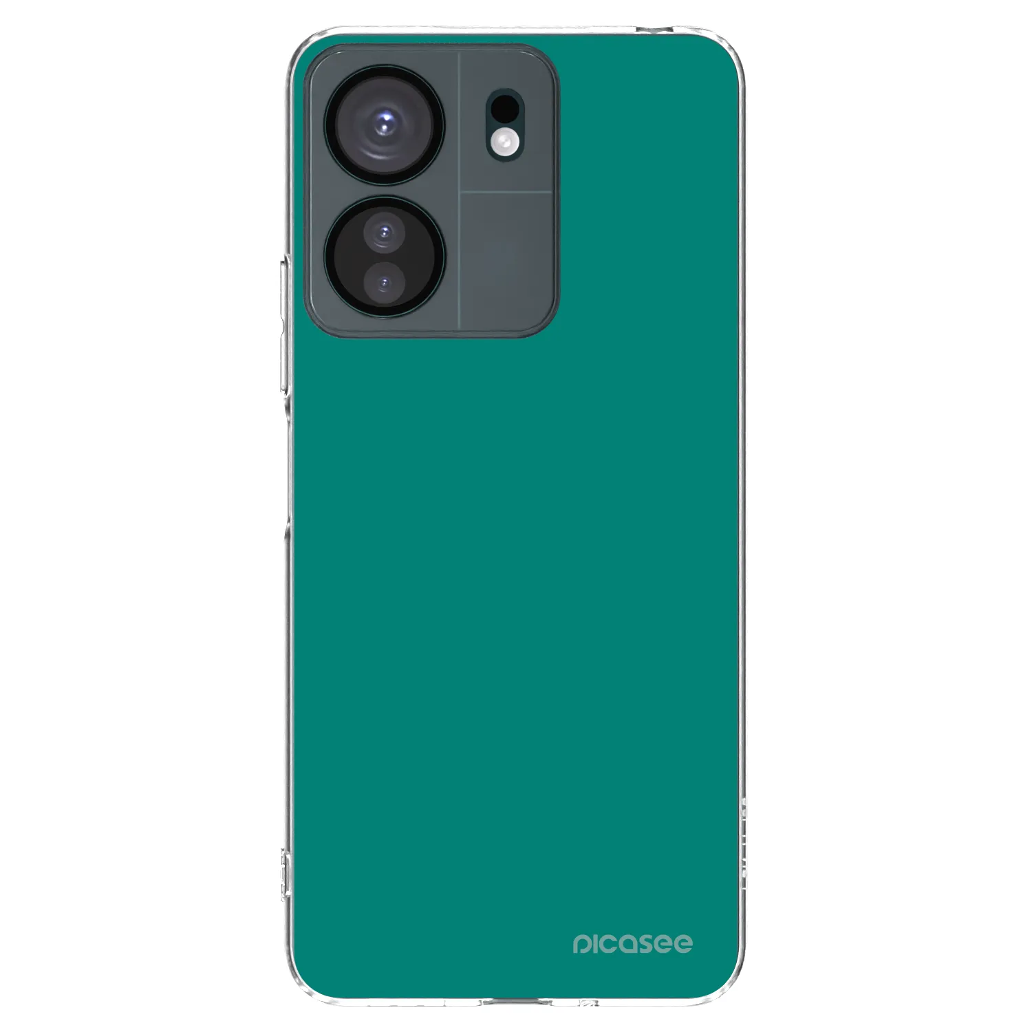Picasee husă transparentă din silicon pentru Xiaomi Redmi 13C 4G - Emerald Mist