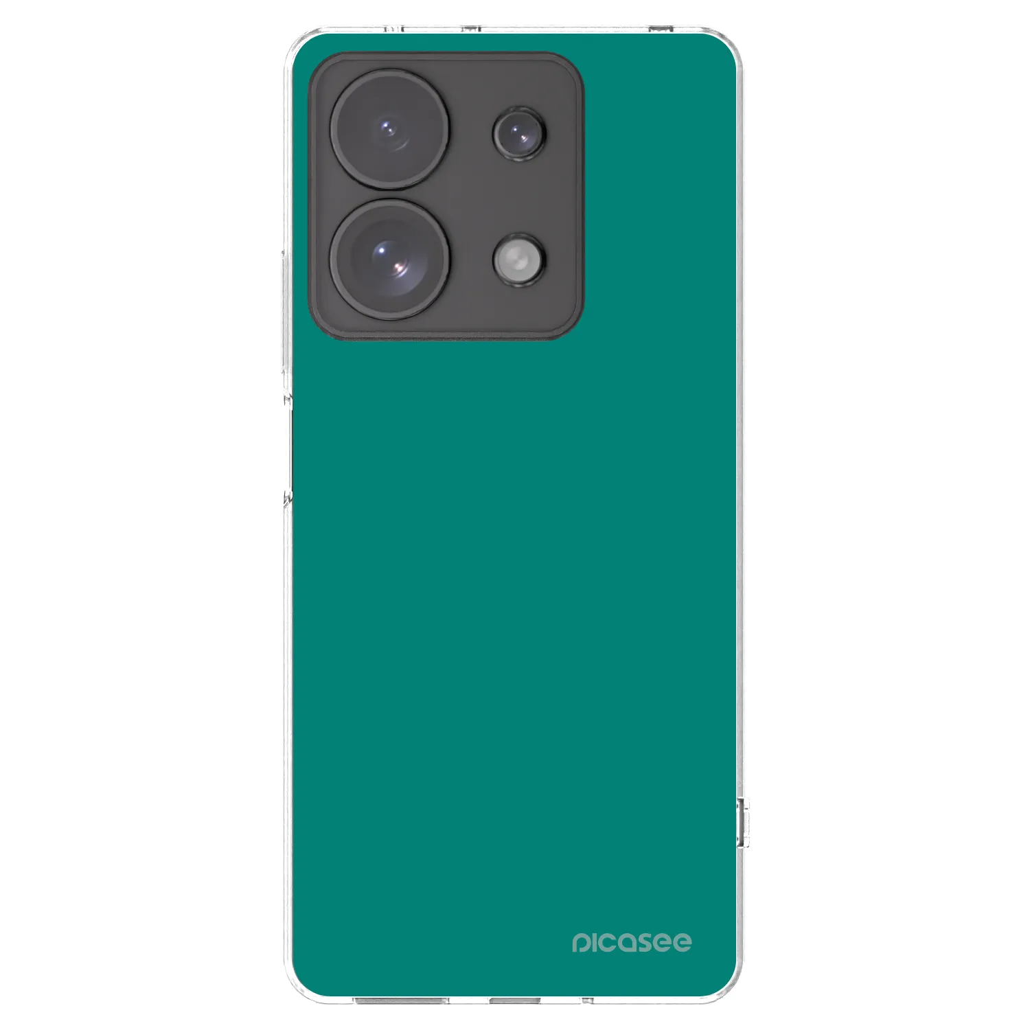 Picasee husă transparentă din silicon pentru Xiaomi Redmi Note 13 Pro 4G - Emerald Mist