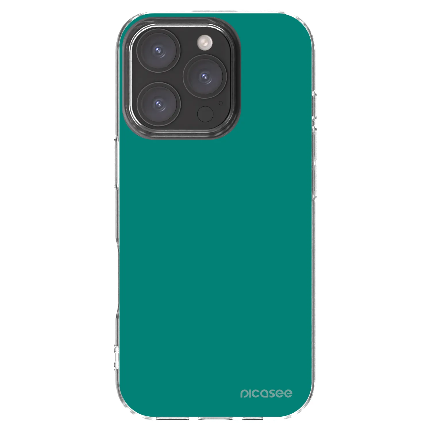 Picasee husă transparentă din silicon pentru Apple iPhone 16 Pro - Emerald Mist