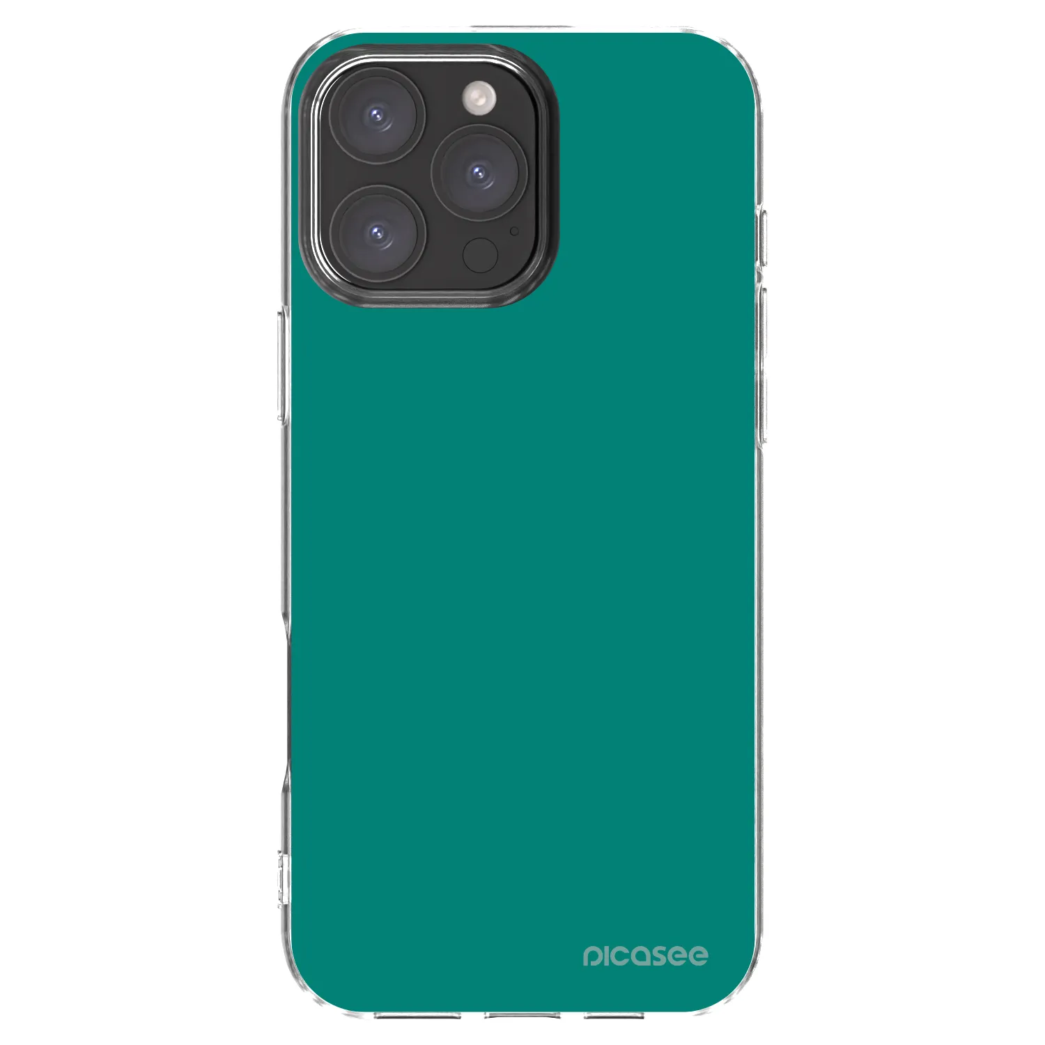 Picasee husă transparentă din silicon pentru Apple iPhone 16 Pro Max - Emerald Mist