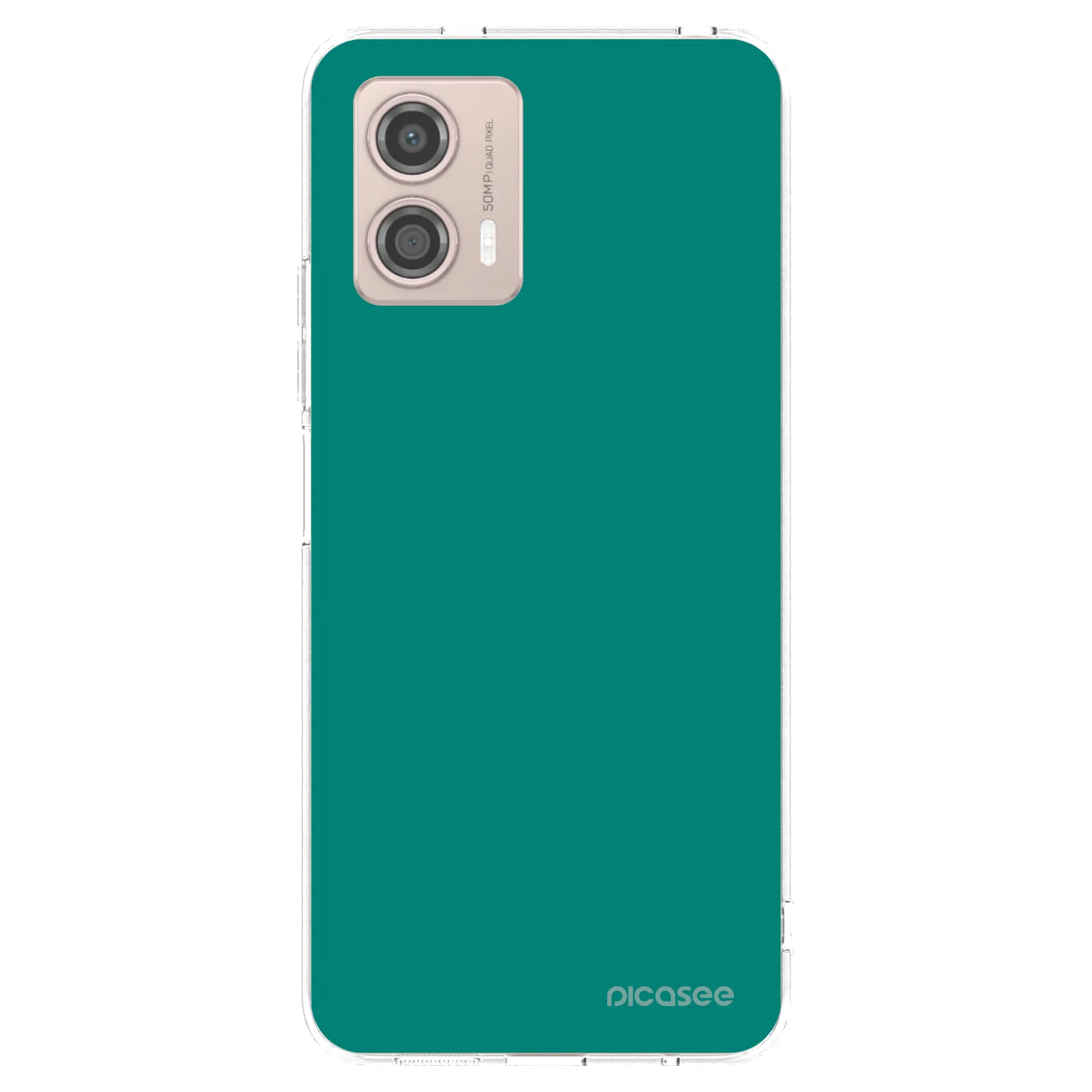 Picasee husă transparentă din silicon pentru Motorola Moto G53 5G - Emerald Mist