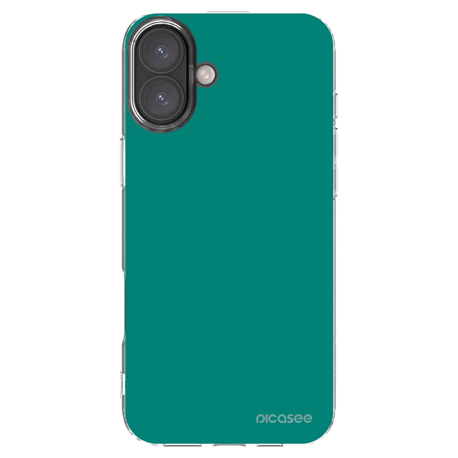 Picasee husă transparentă din silicon pentru Apple iPhone 16 Plus - Emerald Mist