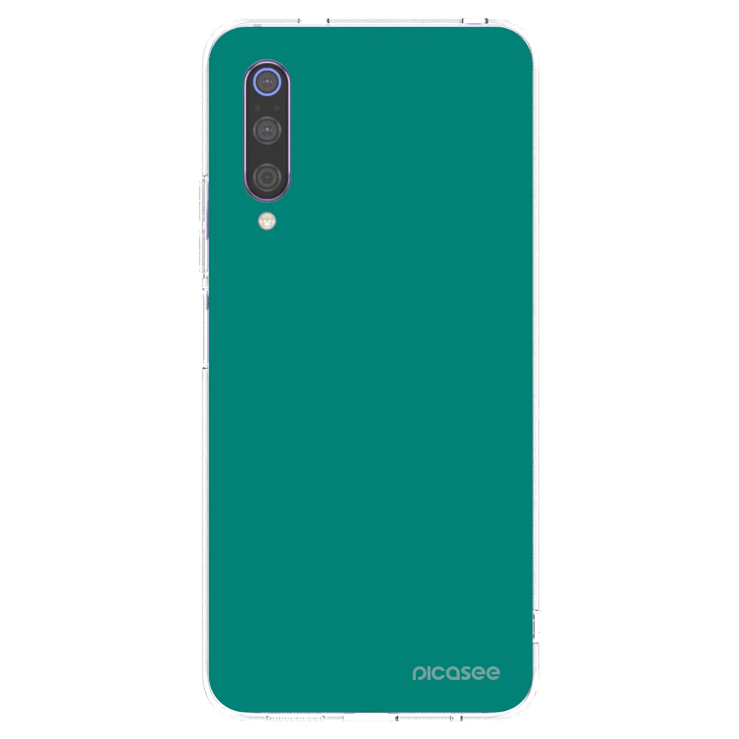 Picasee husă transparentă din silicon pentru Xiaomi Mi 9 - Emerald Mist