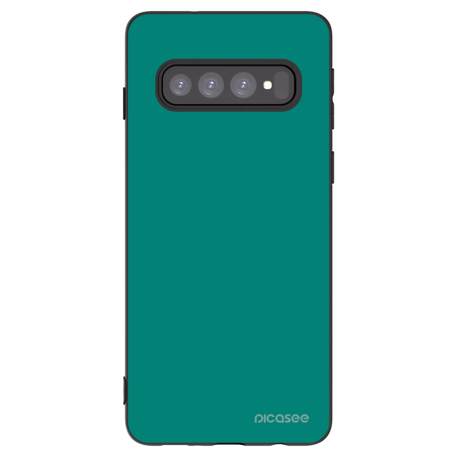 Picasee husă neagră din silicon pentru Samsung Galaxy S10 G973 - Emerald Mist