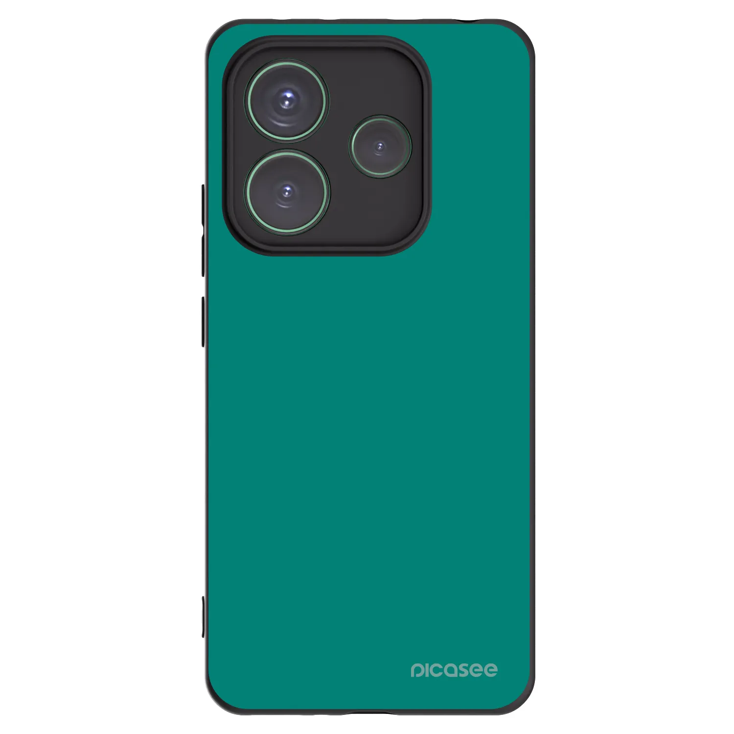 Picasee husă neagră din silicon pentru Xiaomi Redmi Note 14 5G - Emerald Mist