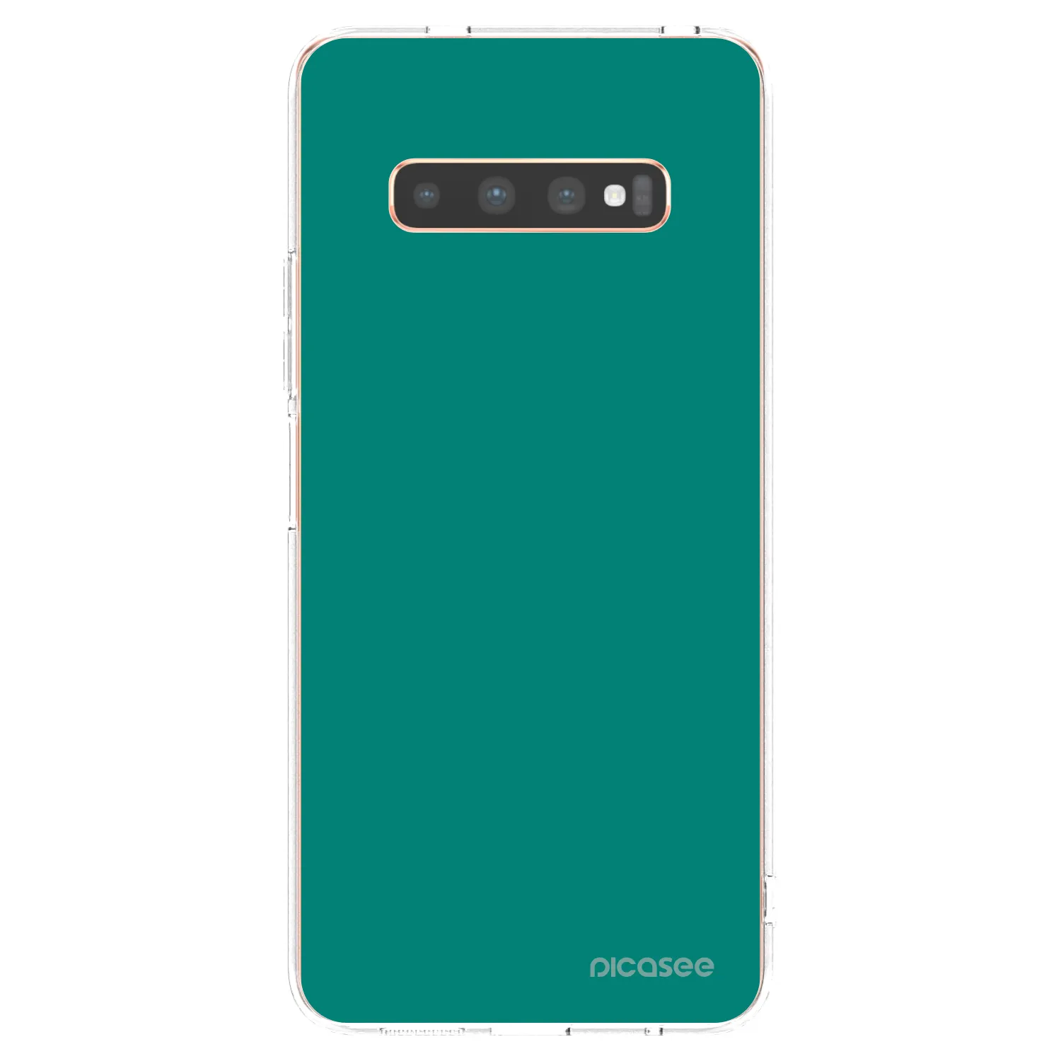 Picasee husă transparentă din silicon pentru Samsung Galaxy S10 Plus G975 - Emerald Mist