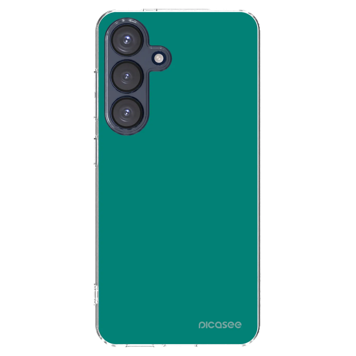 Picasee husă transparentă din silicon pentru Samsung Galaxy S25 5G - Emerald Mist