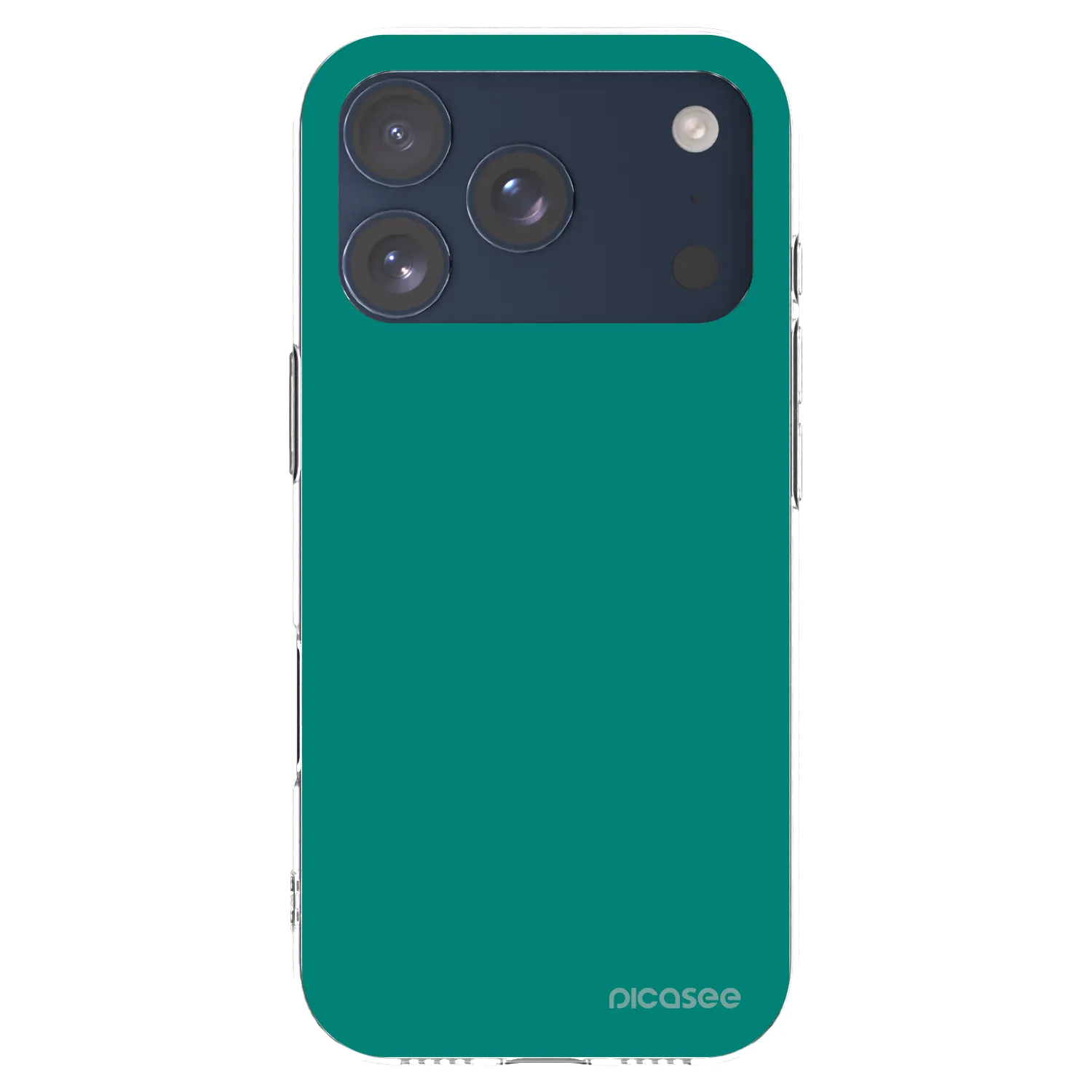 Picasee husă transparentă din silicon pentru Apple iPhone 17 Pro - Emerald Mist